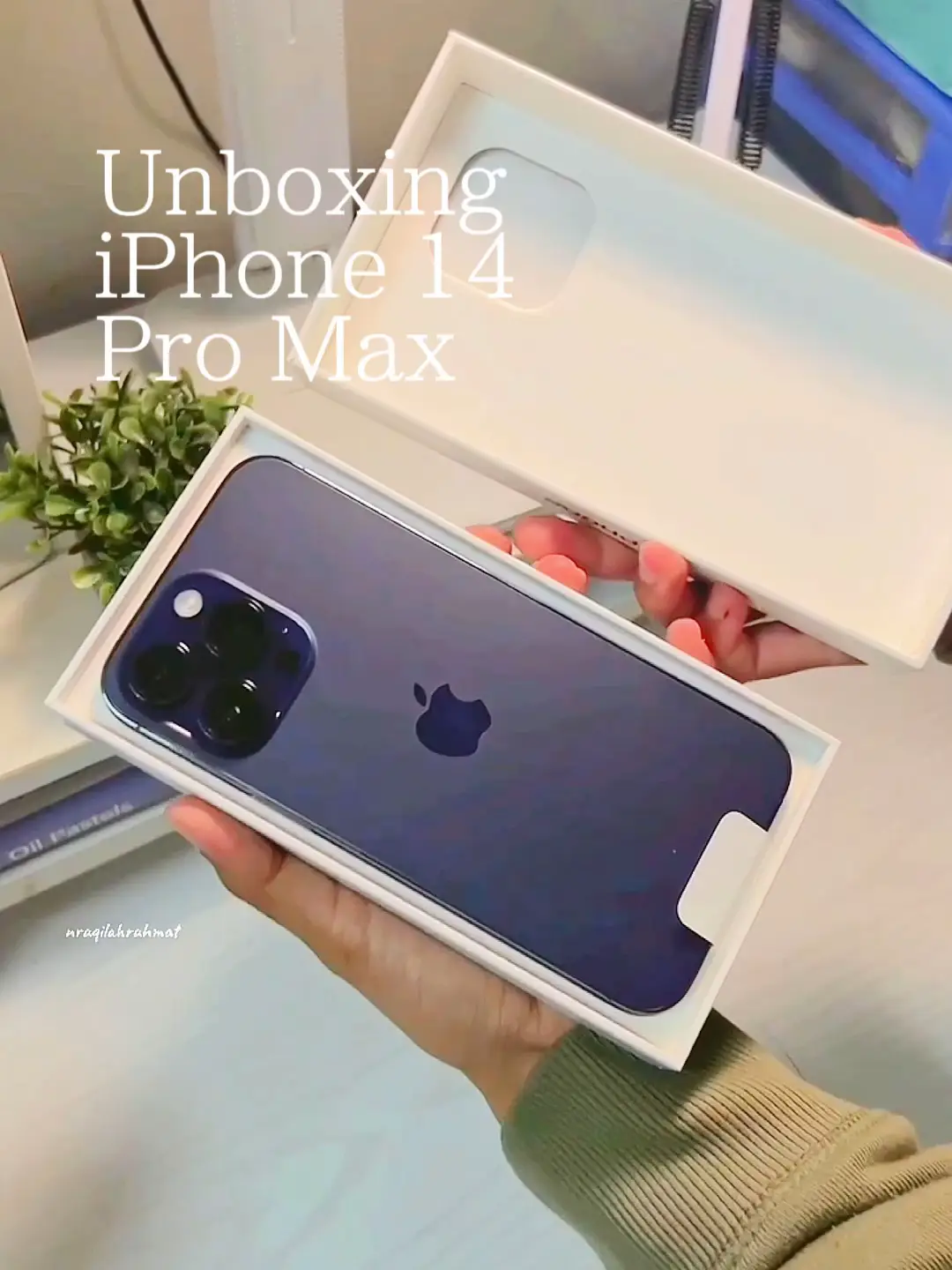 iPhone 14 Pro Max in Space Black 🖤(256GB) unboxing 📦 Set Up