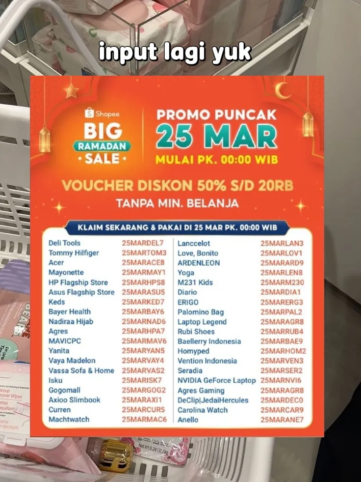 Voucher Shoppe 25 Maret 2024 - Pencarian Lemon8