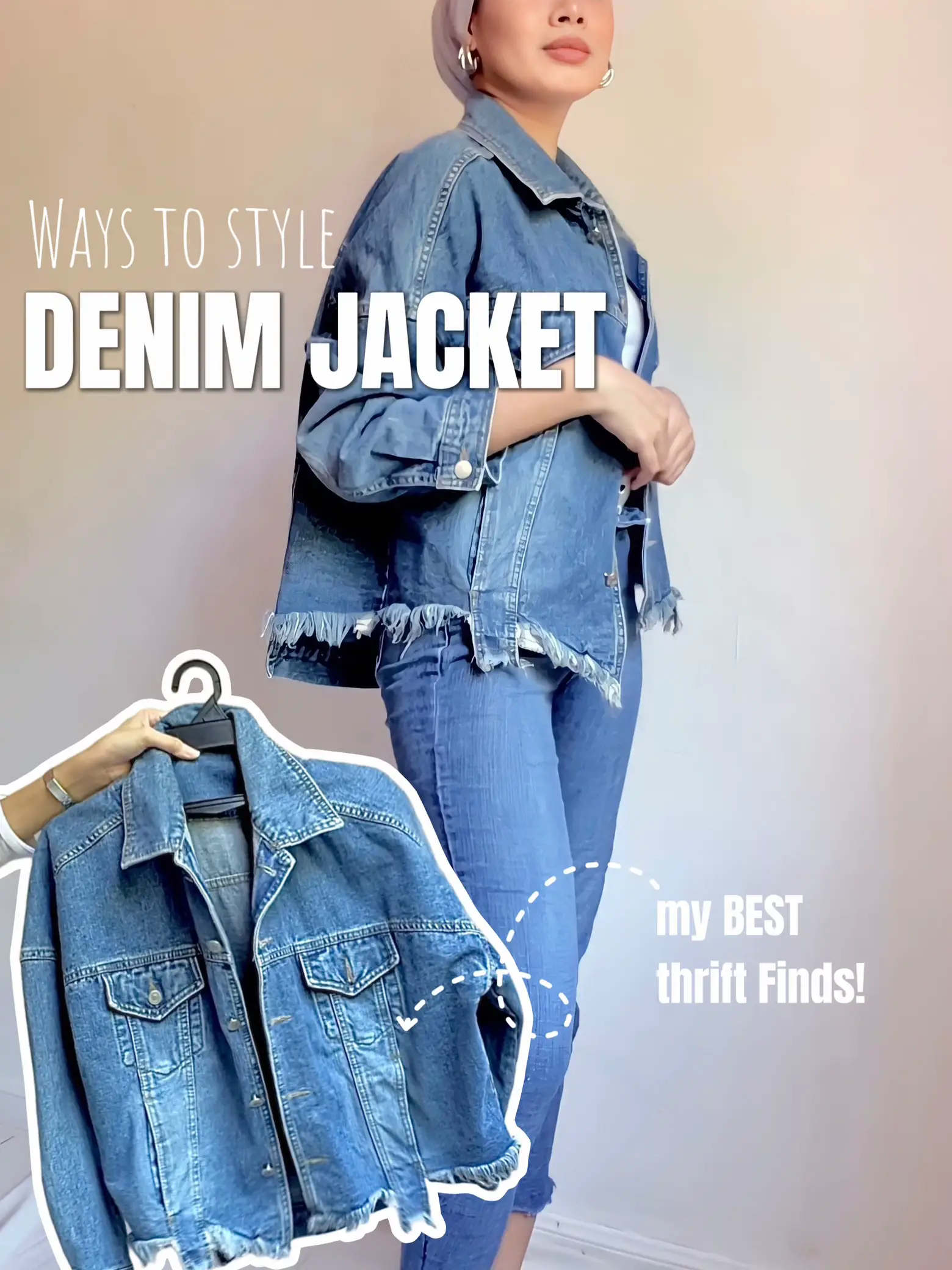 Fun Way to style your Denim Jacket!