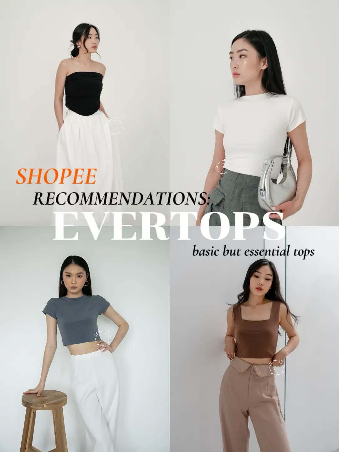Buy YIN HUI Women's Basic Short Sleeve V Neck Crop Top Cotton Crop Tee  Shirts(Black,S) at