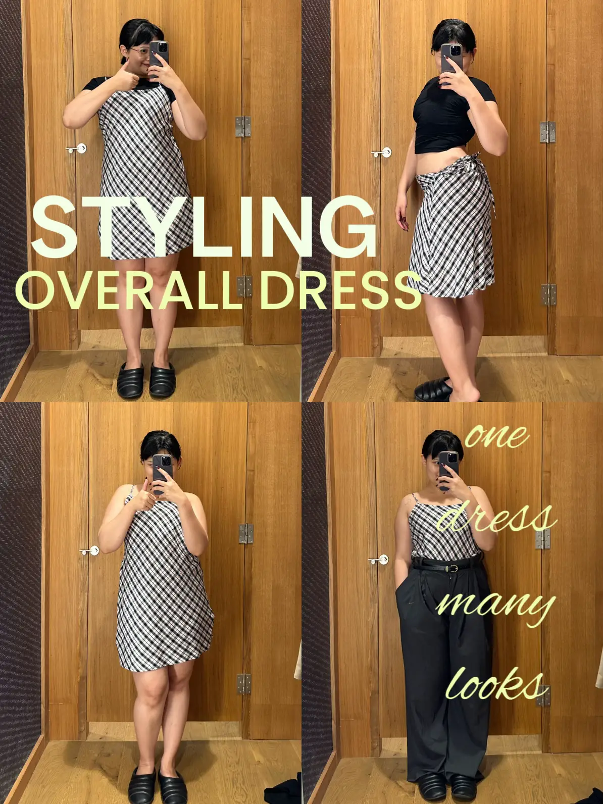 Overall skirt outlet style