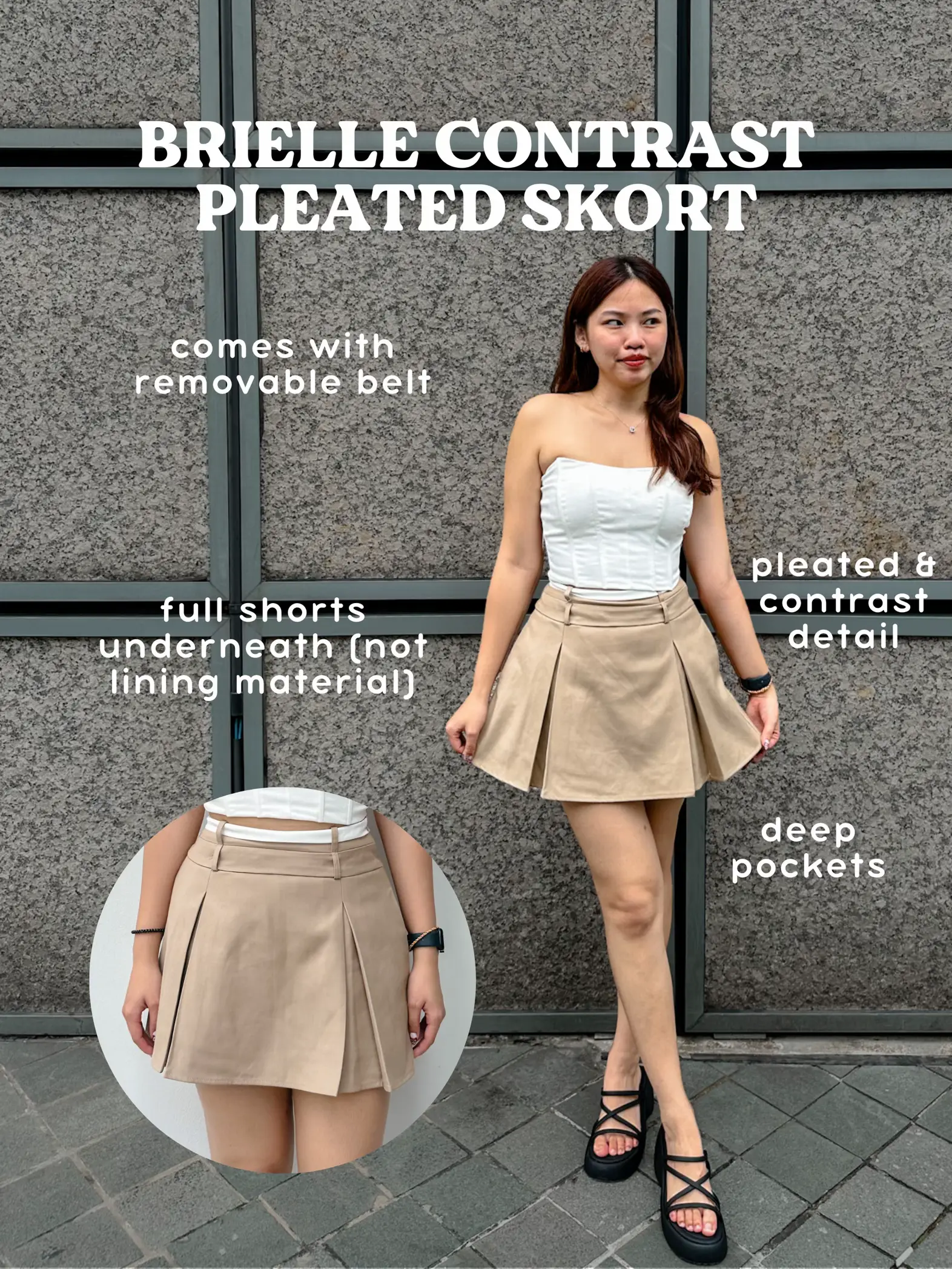 ZARIA White High Waist Wide Leg Classic Pleated Pants – Matea Designs