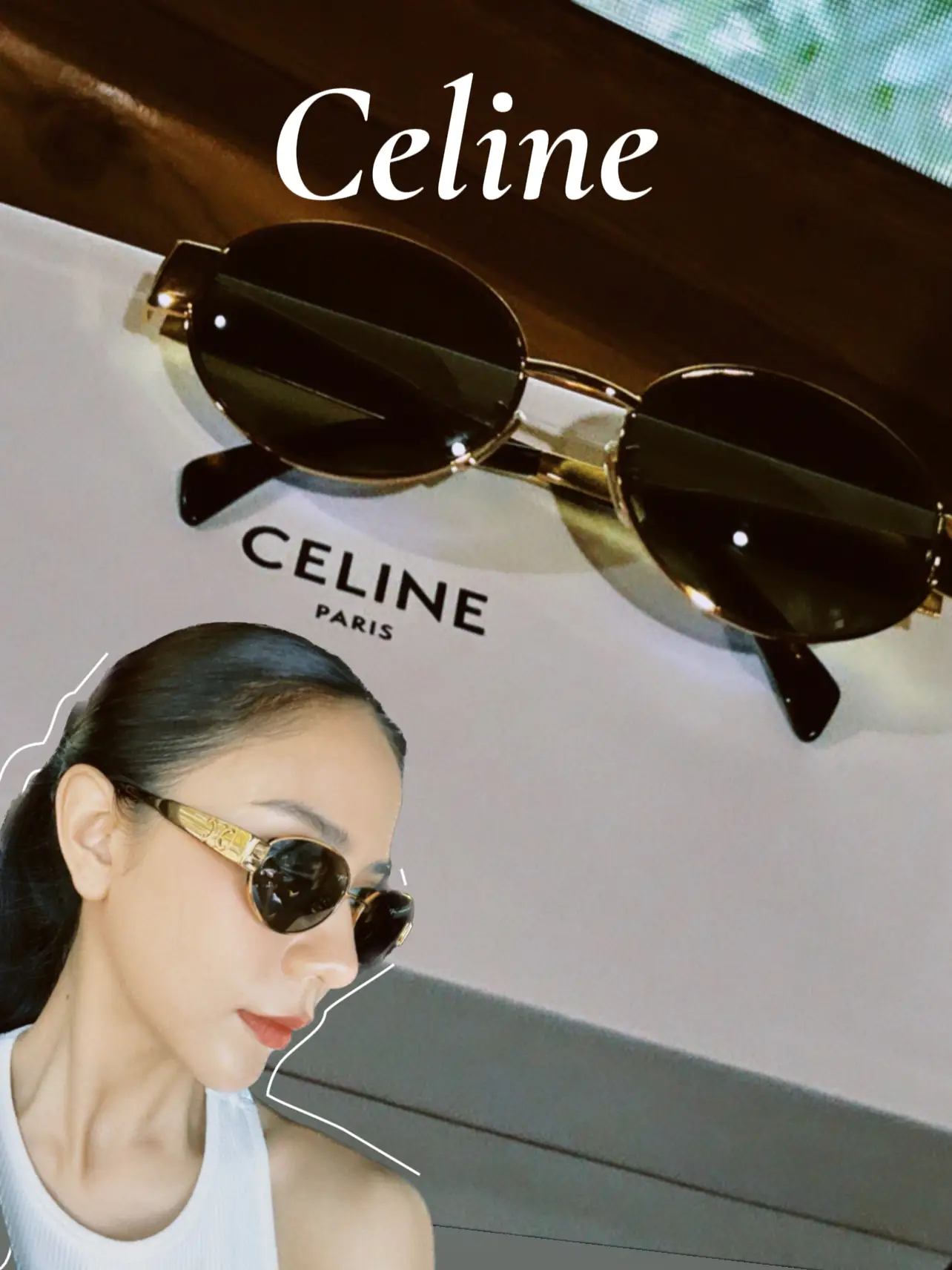 Celine sunglasses hotsell small face