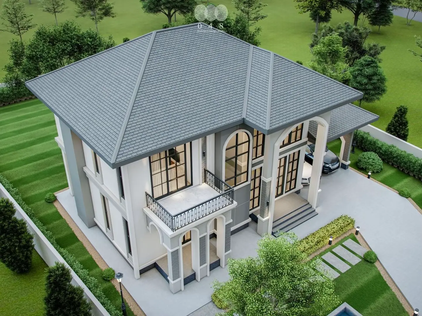 ออกแบบบ้าน Modern-Classic style | แกลเลอรีที่โพสต์โดย 048 Architect ...