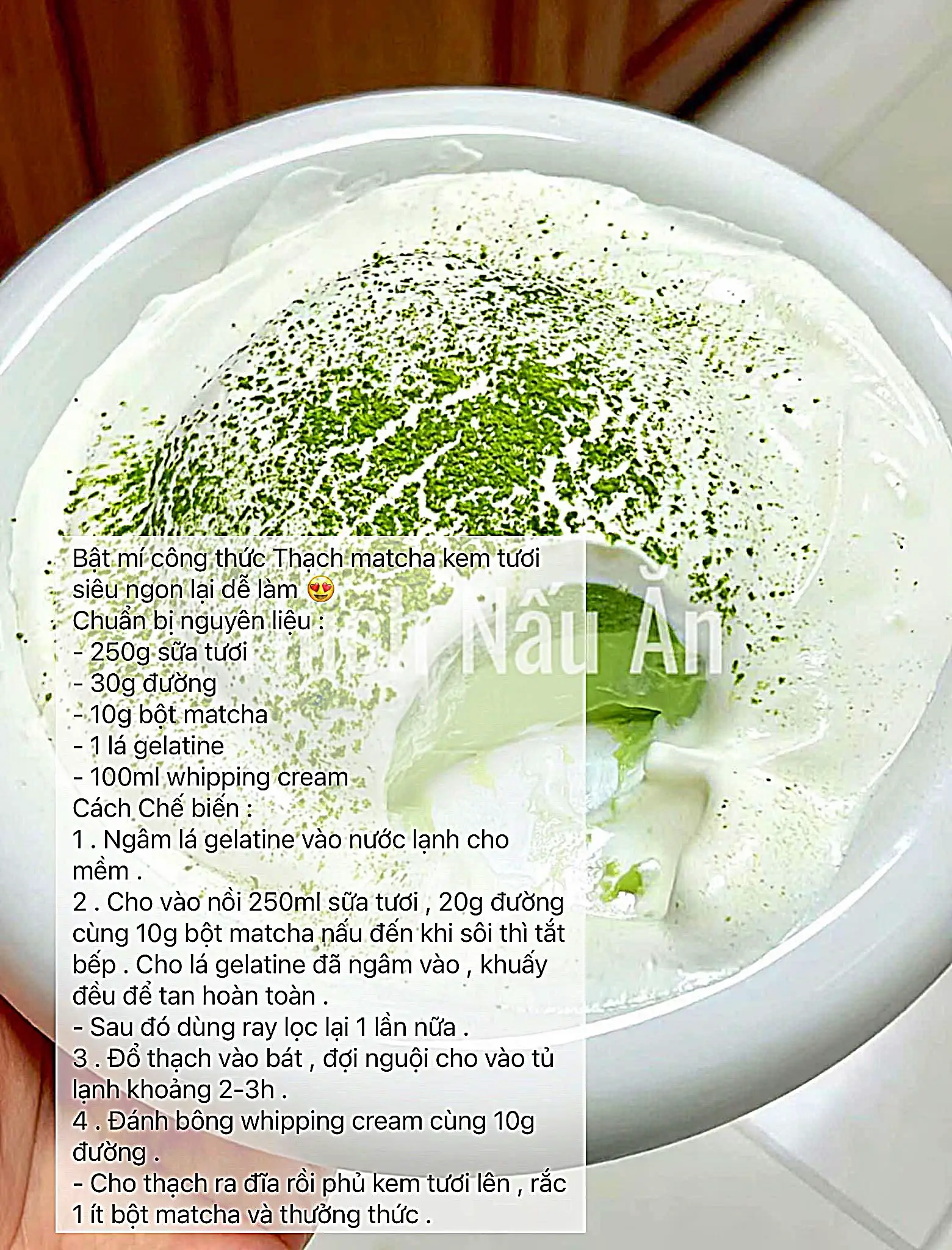 4. Các phương pháp làm kem tươi matcha