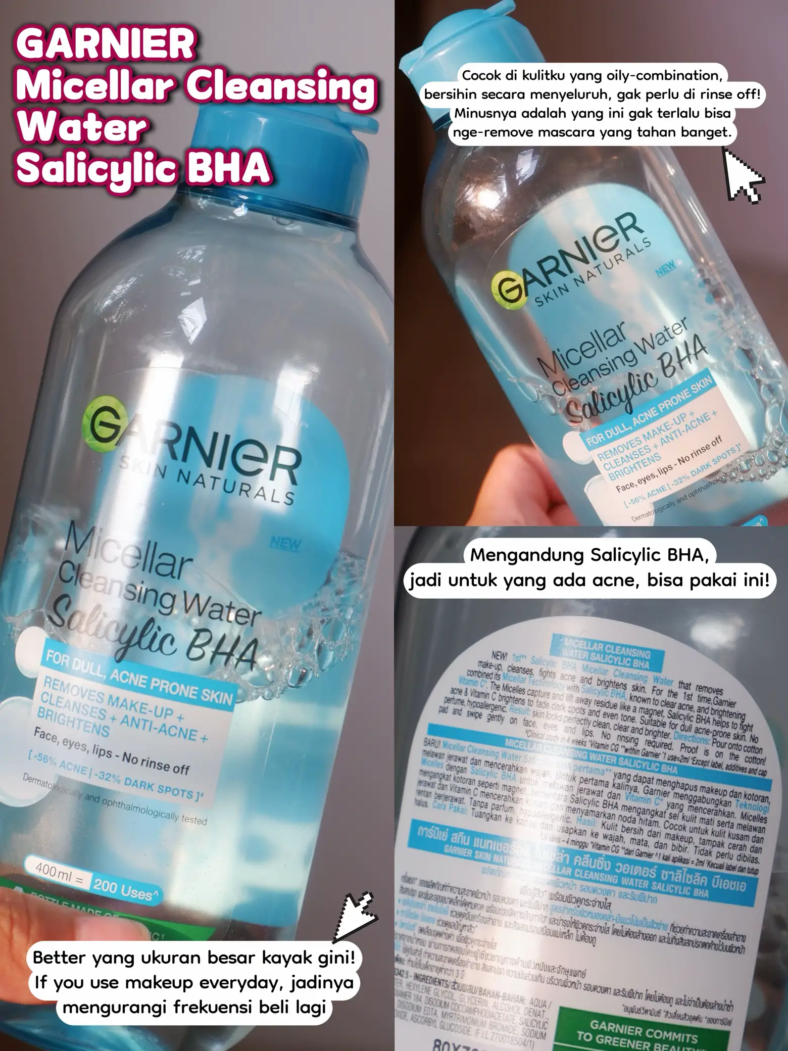 Ini Makeup Remover Yang Wajib Kalian Punya‼️ แกลเลอรีที่โพสต์โดย