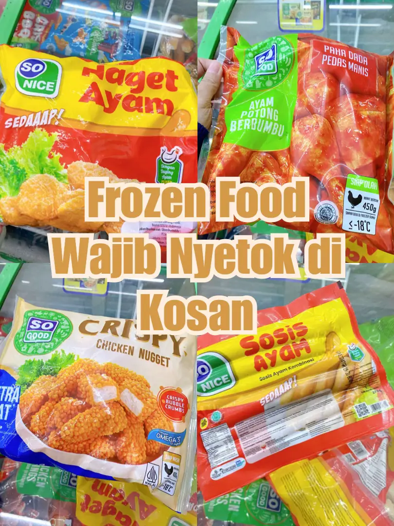 Frozen Food Yang Wajib di kosan Galeri diposting oleh Wils Home Lemon8