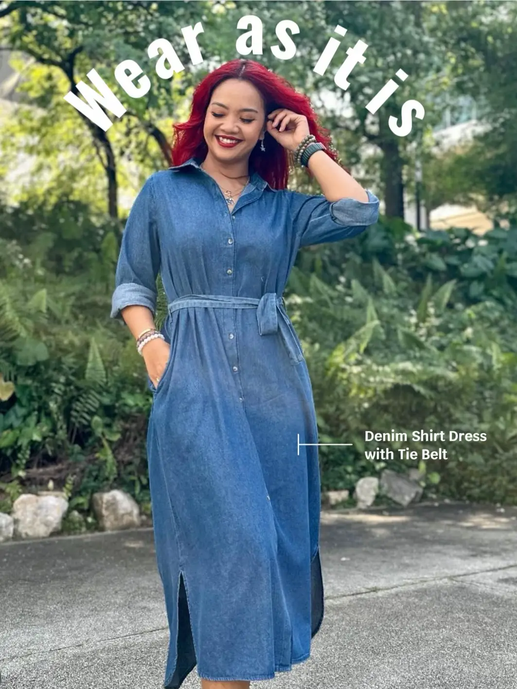 How to style your shirt dress