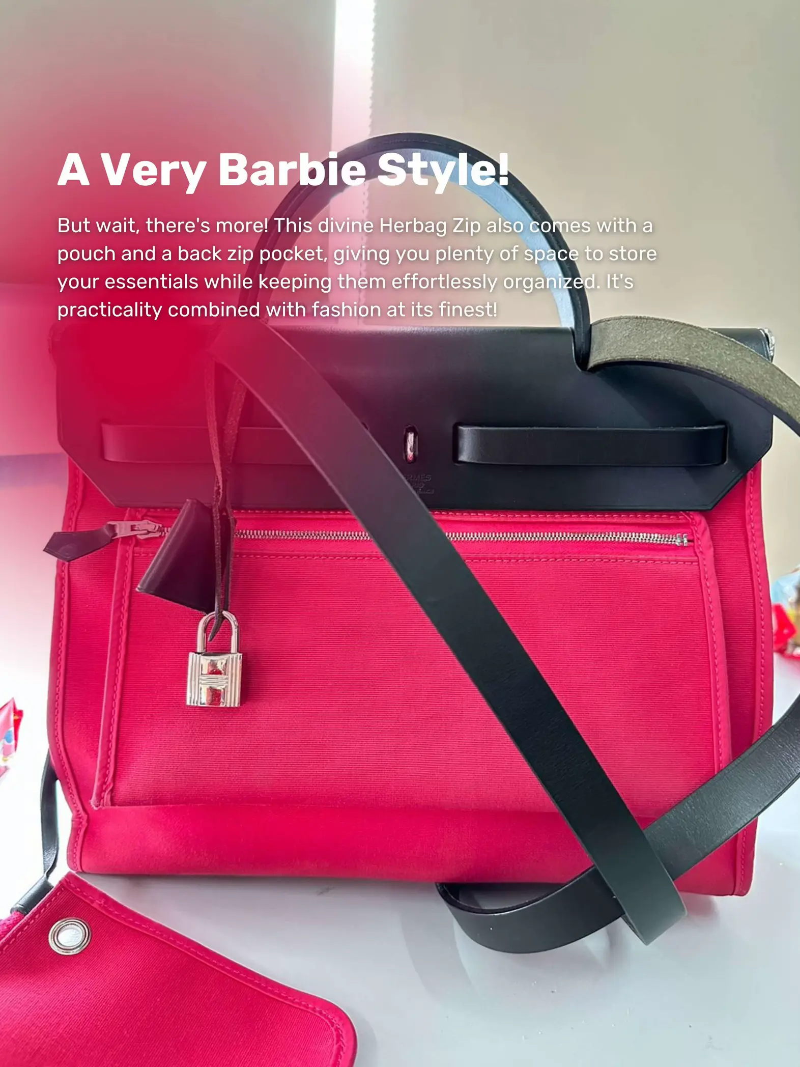 PRADA Vitello shein Pink handbag Authentic !