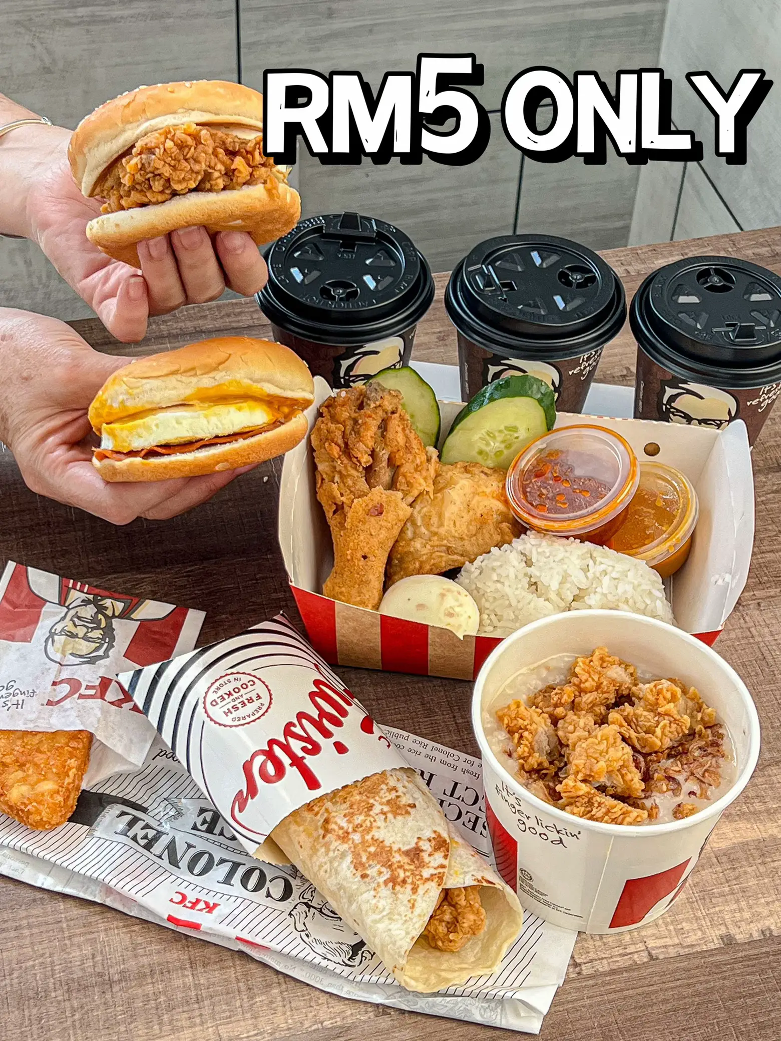 kfc breakfast sandwiches