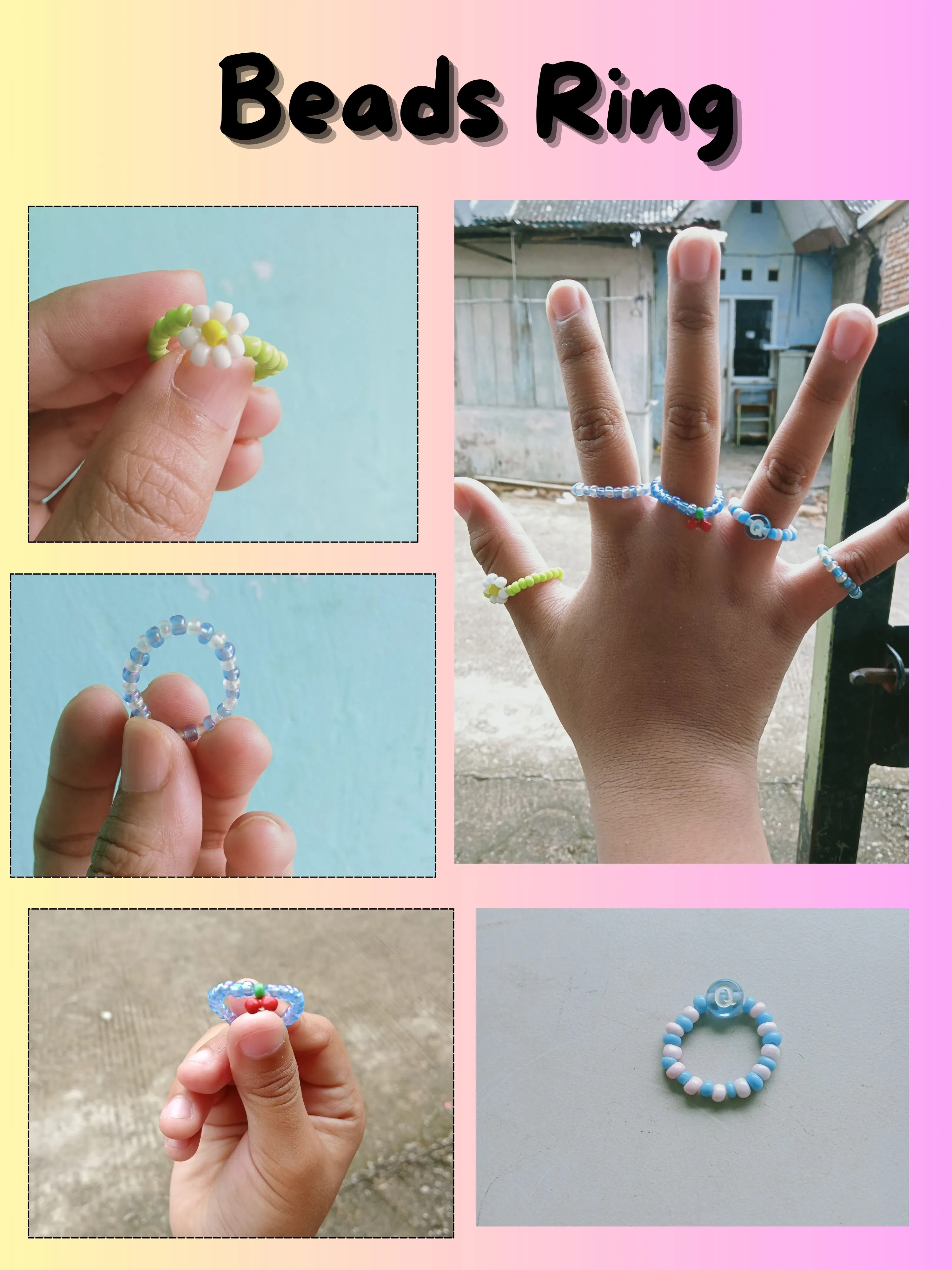 simple Beads Ring | Galeri diposting oleh Susan QiRa | Lemon8