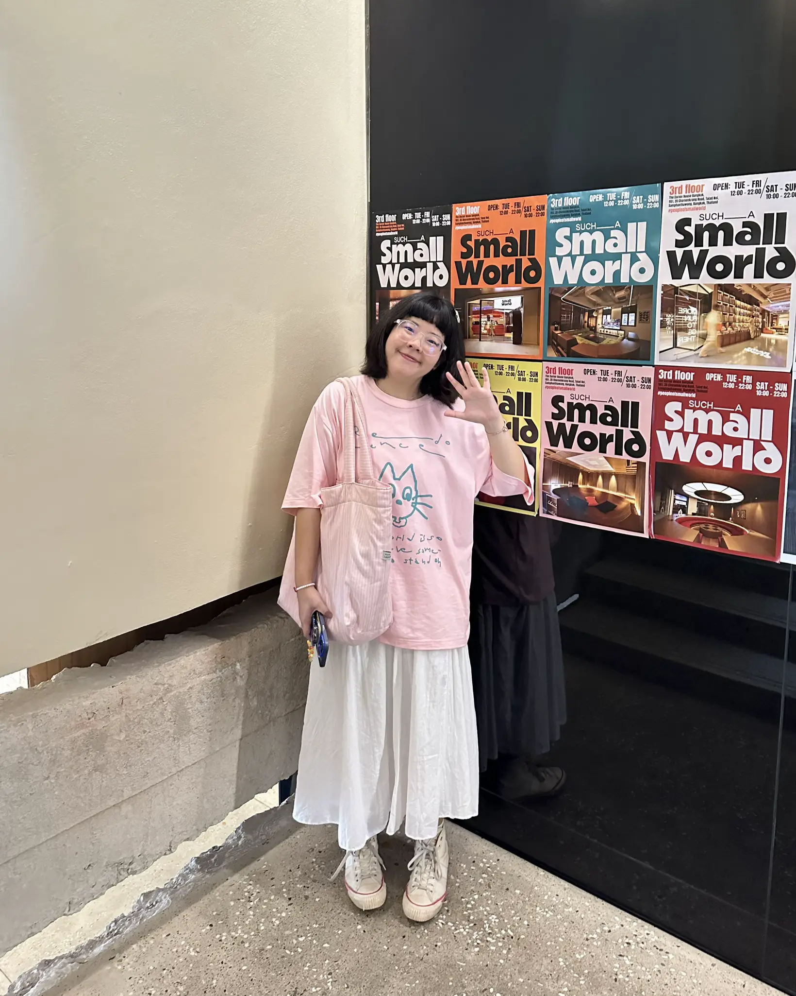 No.385] MILK*ピンクシフォンAラインワンピ