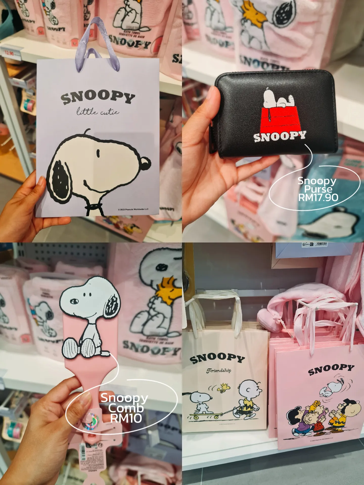 Miniso Snoopy's Summer Vacation Series 3-Piece Food Storage