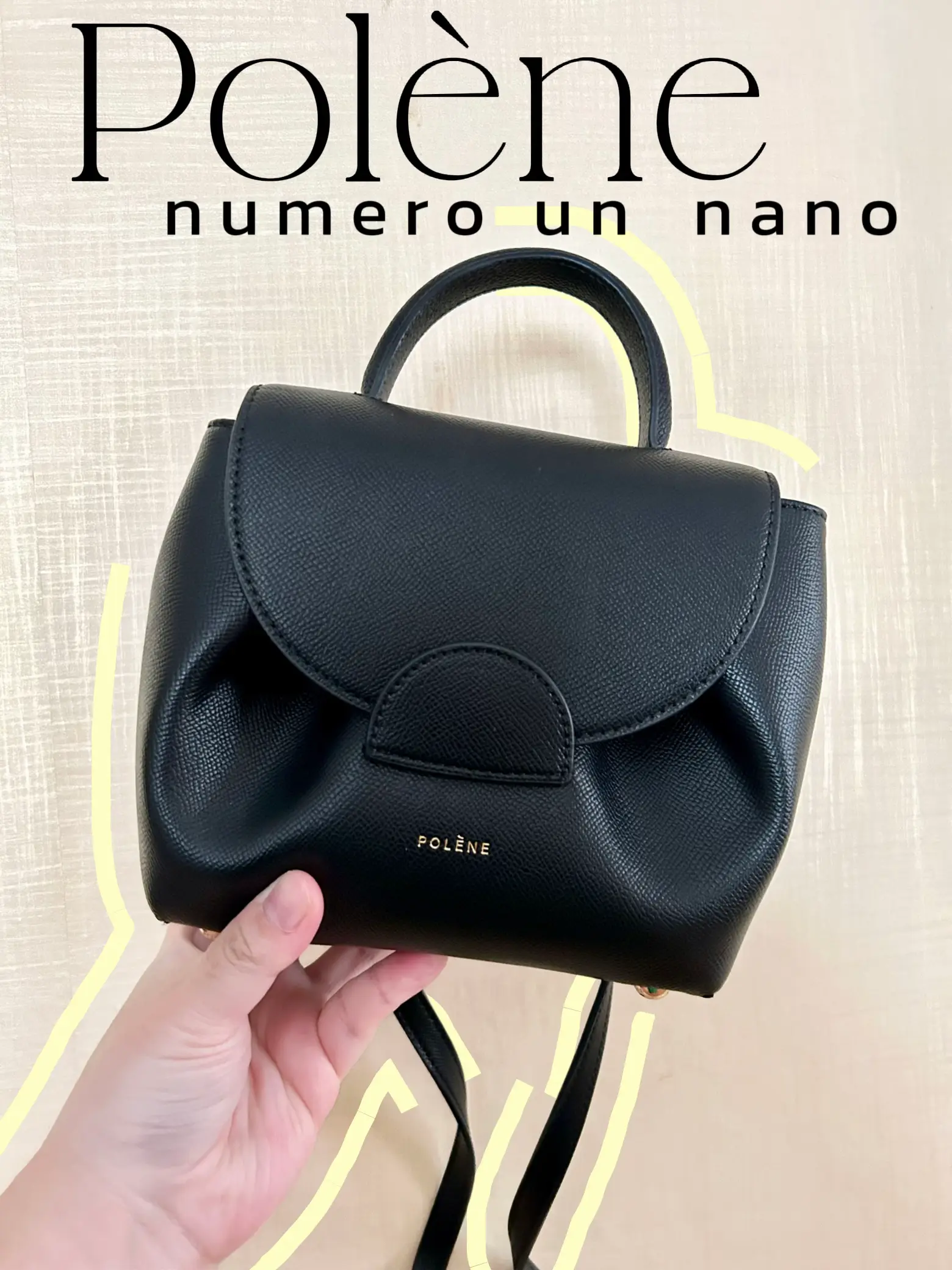 Polene Numero Un NANO vs MINI (design, size, weight, what fits