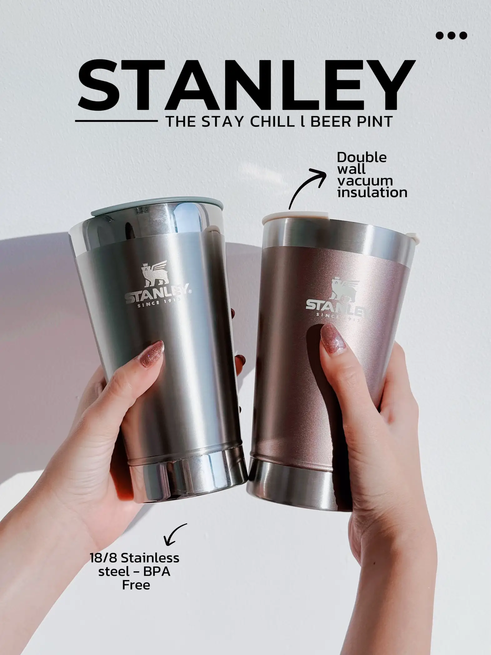 Stanley The Stay-Chill Beer Pint 16oz