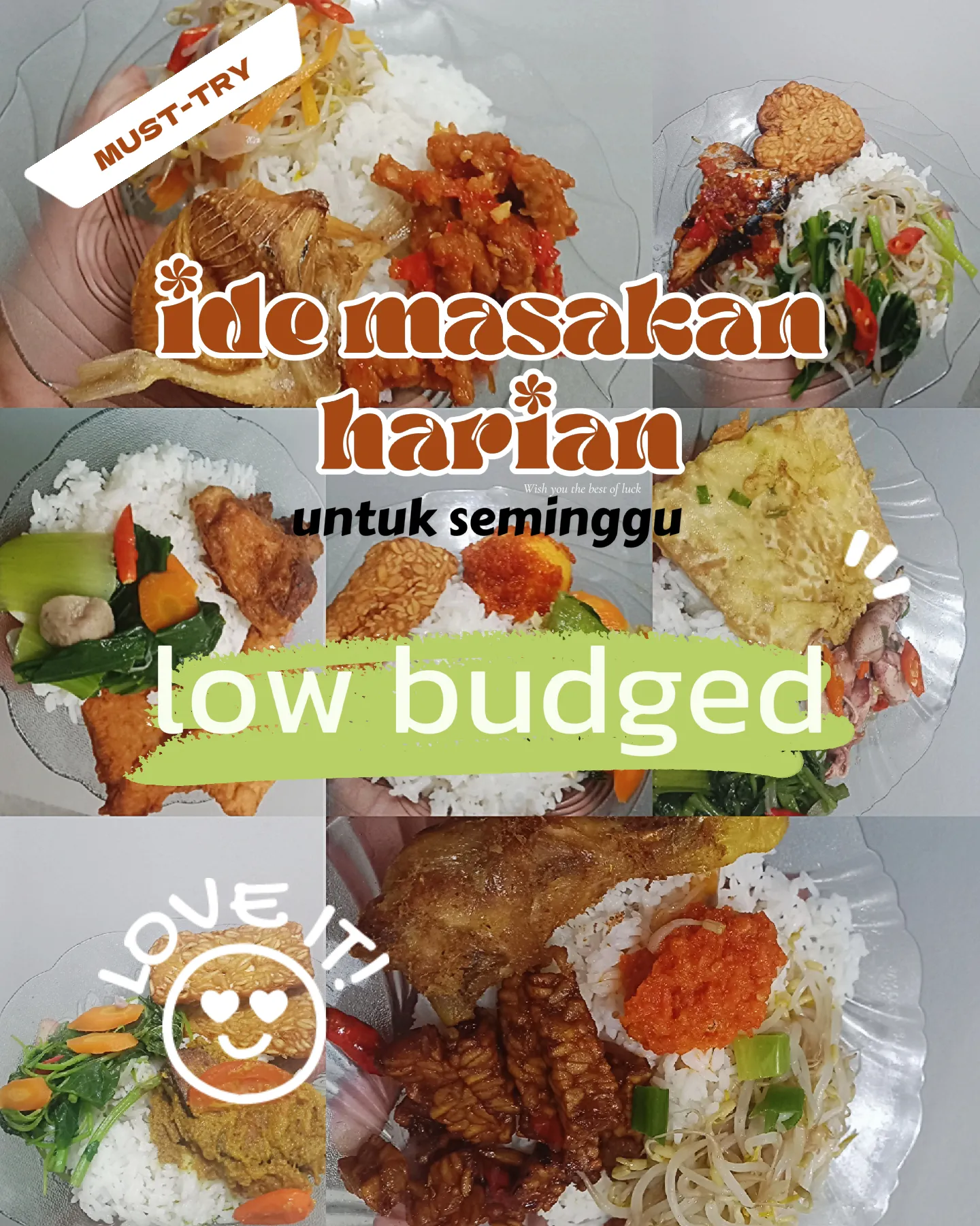 Variasi MENU masakan harian,buat seminggu. Galeri diposting oleh me