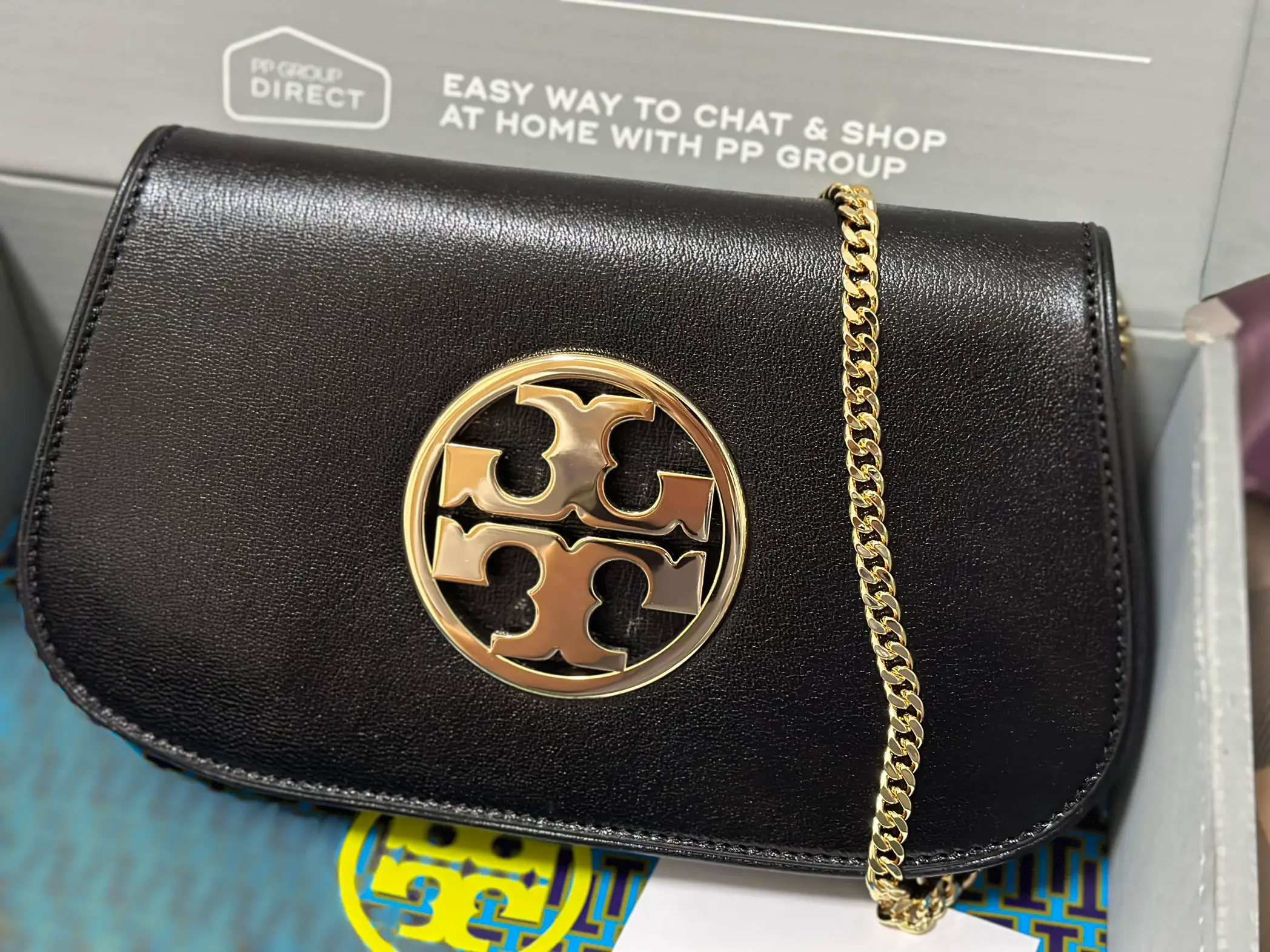 TORY BURCH REVA CLUTCH BLACK | Minz Noiが投稿したフォトブック | Lemon8