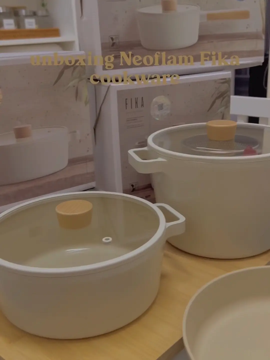 Unboxing Neoflam Fika cookware set from Korea 