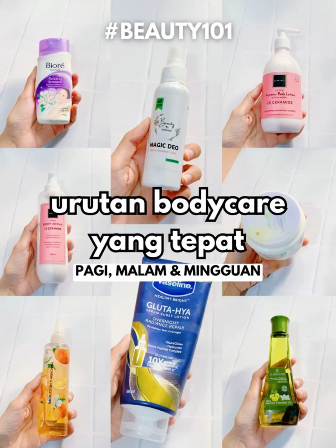 Urutan Body Care Yang Tepat Video dipublikasikan oleh salmahadids