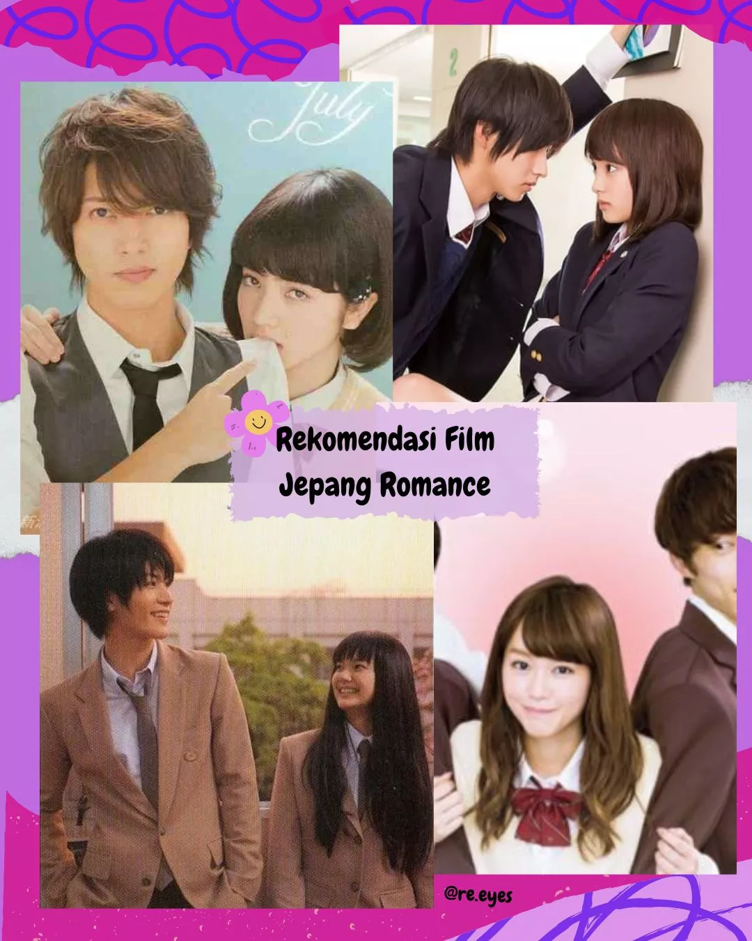 Rekomendasi Film Jepang Romance 😍 | Galeri diposting oleh Tukang Nonton🍿  | Lemon8