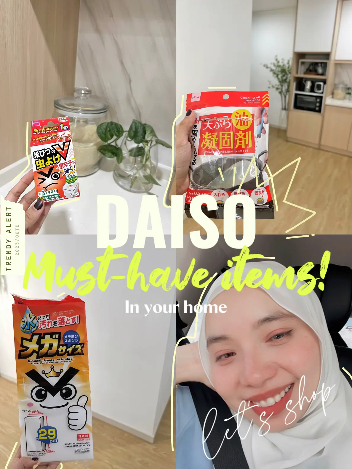 Set of 2 (8 Packs) DAISO Cooking Oil Hardener Easy to dispose cooking oil  Japan