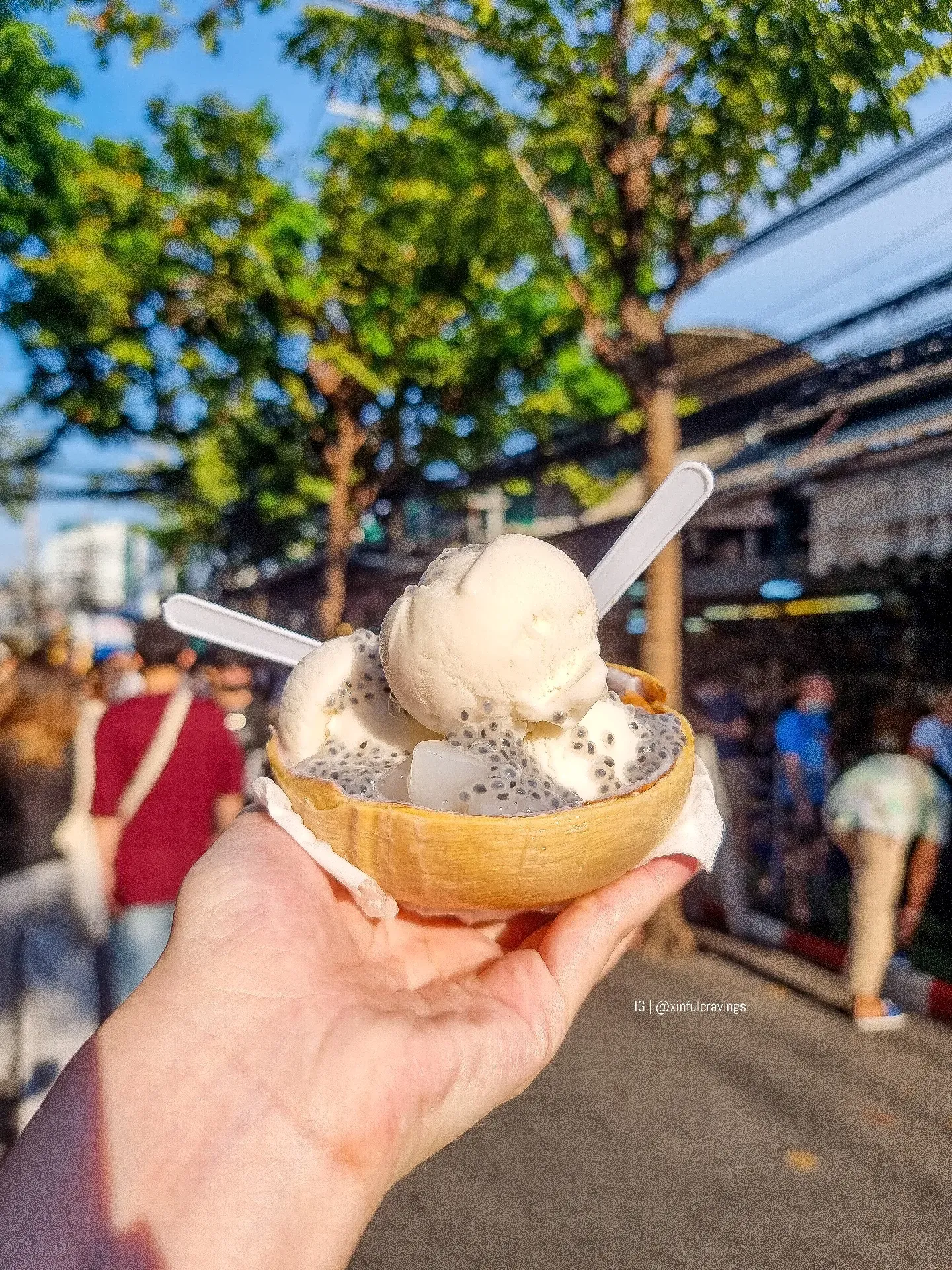 Coconut Ice Cream from the Streets of Bangkok