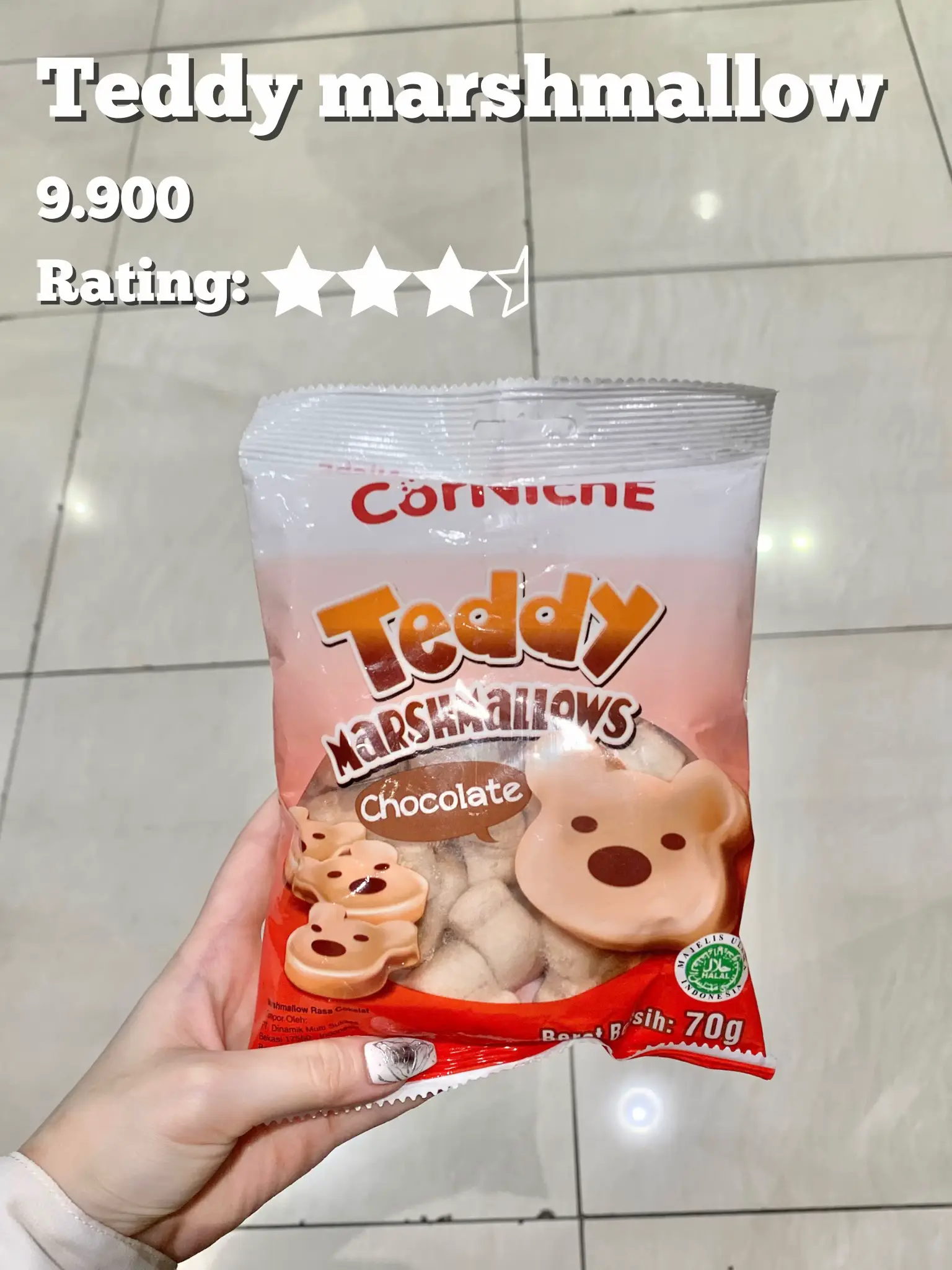 Halal Japan - This CorNiche Teddy Marshmallows is Halal Certified
