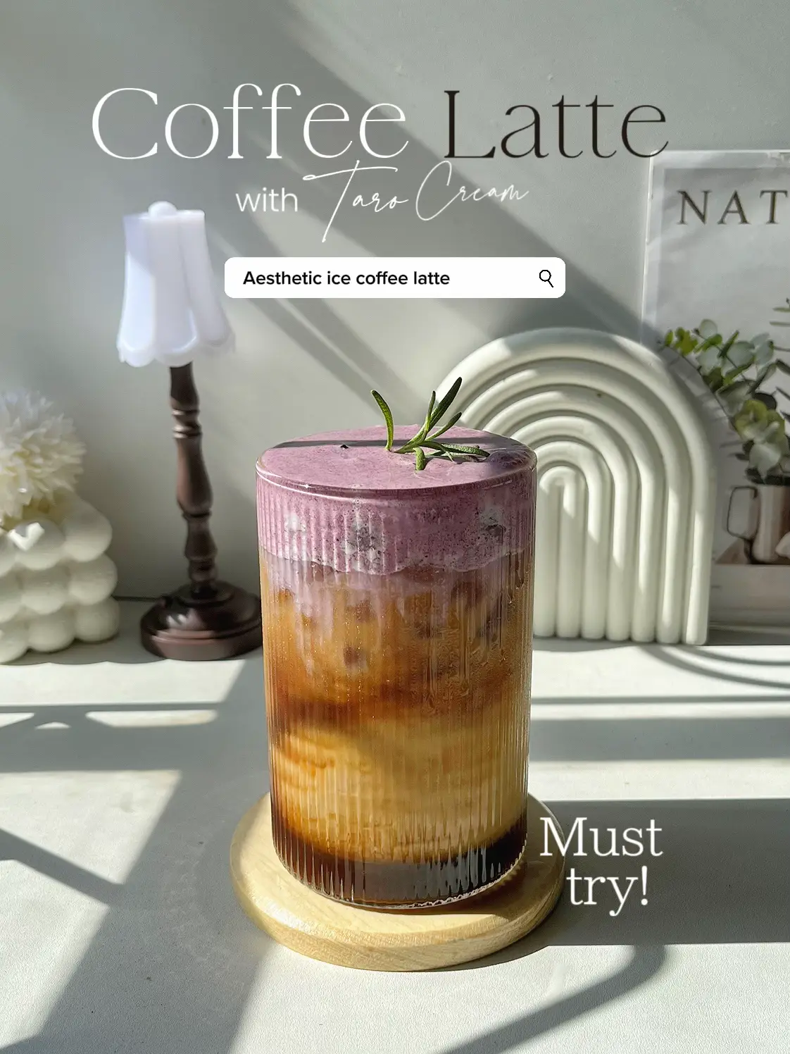 Iced Latte At Home Without A Coffee Machine!, Video published by  Bblancivyy