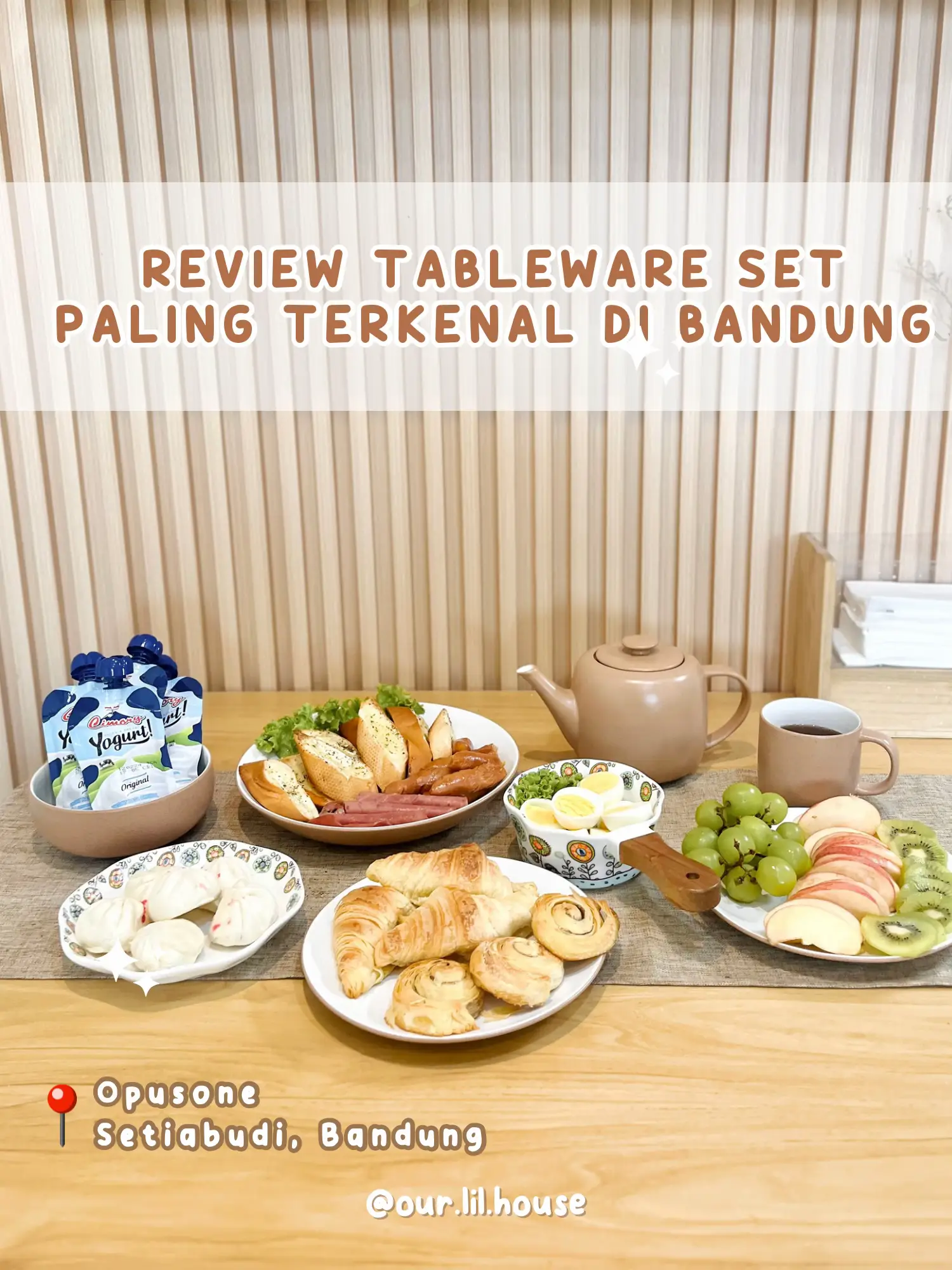 REVIEW TABLEWARE SET PALING TERKENAL DI BANDUNG 🍽️ Galeri diposting
