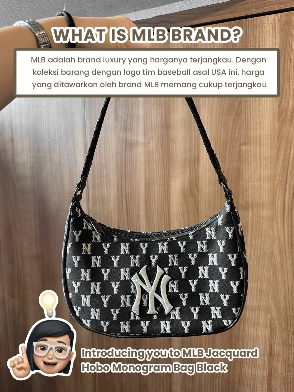 Loop Hobo Bag - Luxury Monogram Empreinte Leather Black