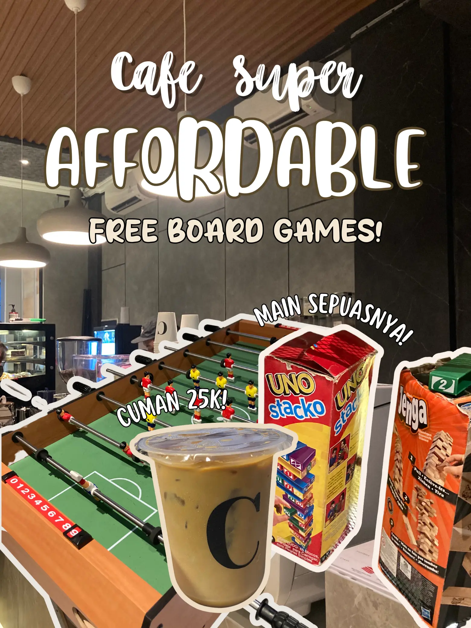 CAFE AFFORDABLE FREE BOARD GAMES?!🎯 | Gallery posted by Natasya Adalia |  Lemon8