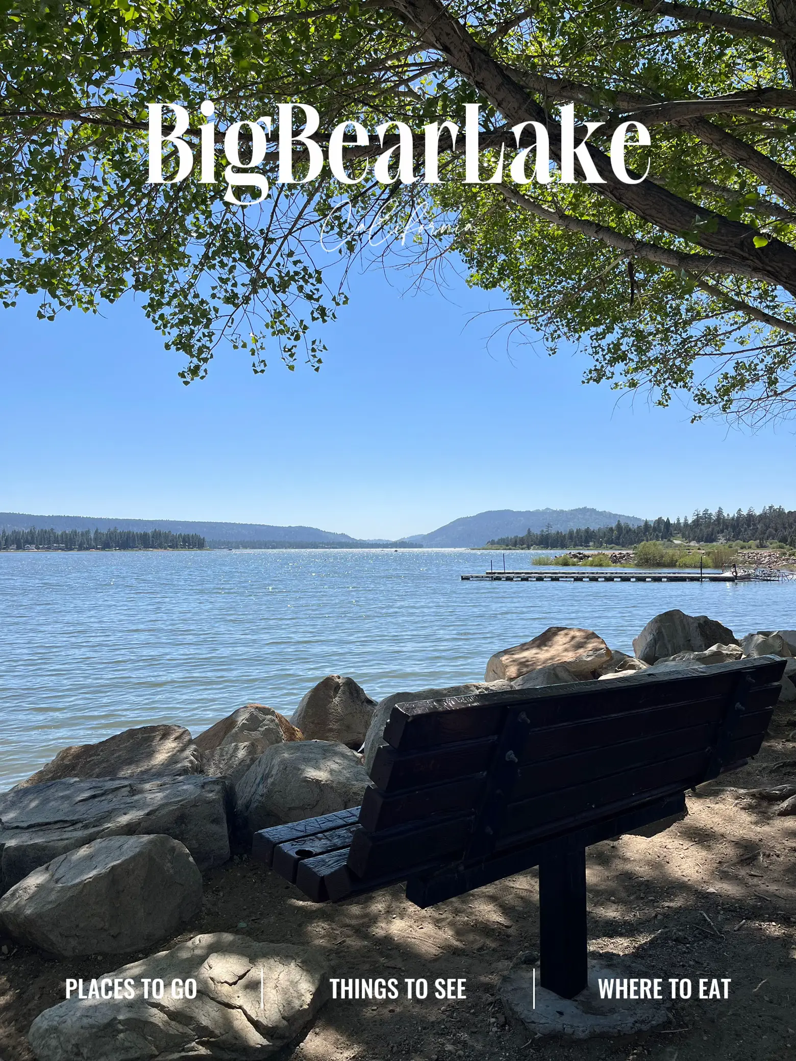 รีวิวเมืองตากอากาศใน California Big Bear Lake City 🐻🏞️ แกลเลอรีที่