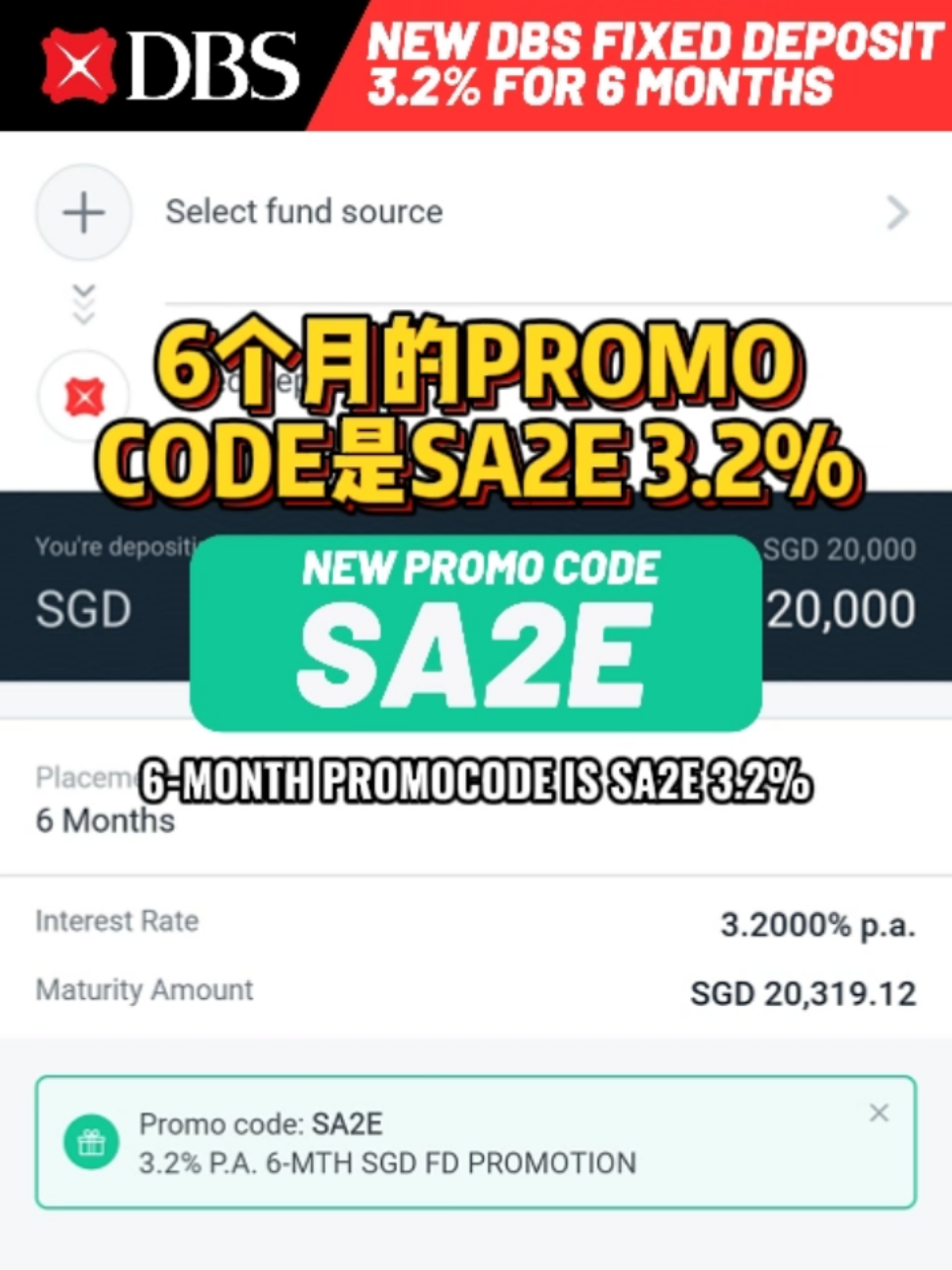 Dbs Promo Code Fixed Deposit 2024