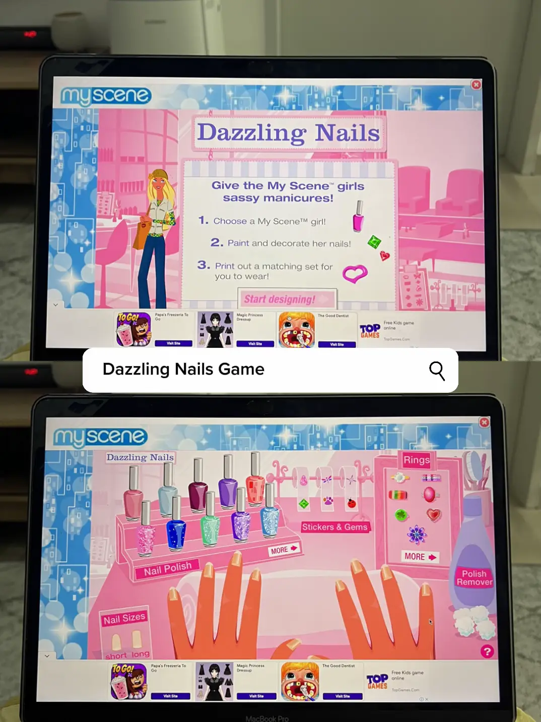 My scene nail discount game