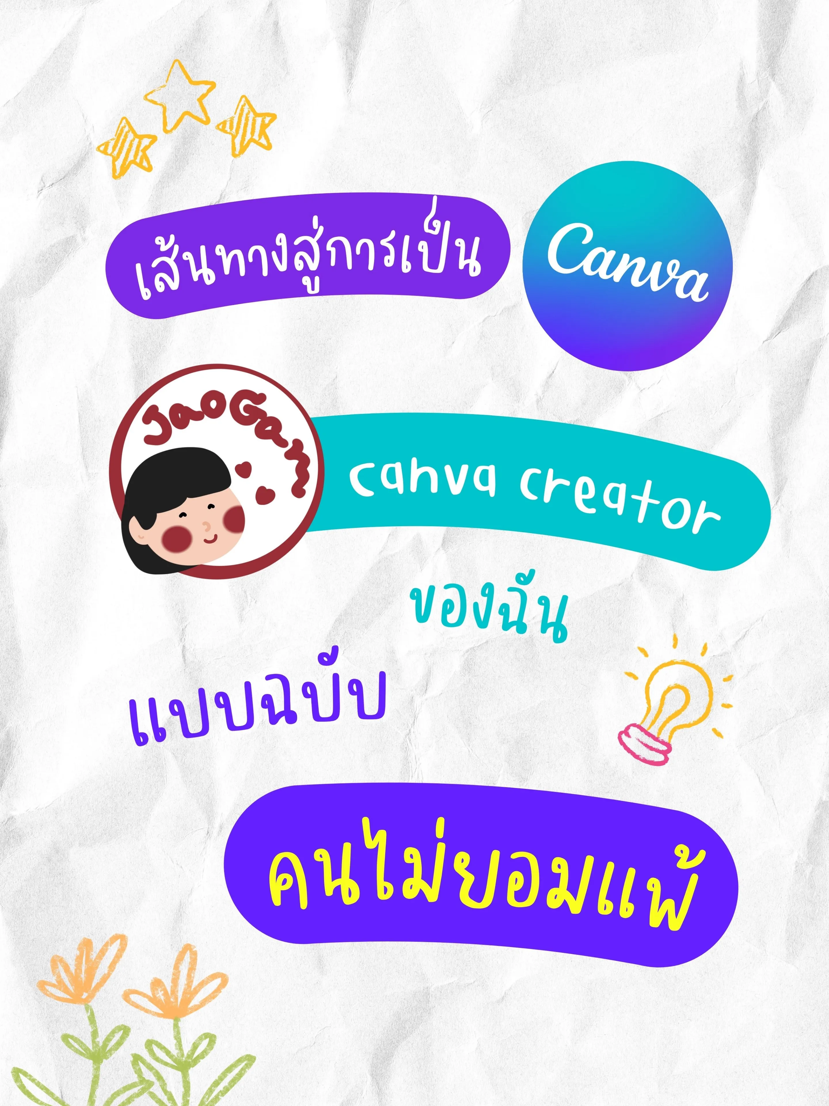 เส้นทางสู่การเป็น Canva Creator ของฉัน🌟 | Galeri diposting oleh ...