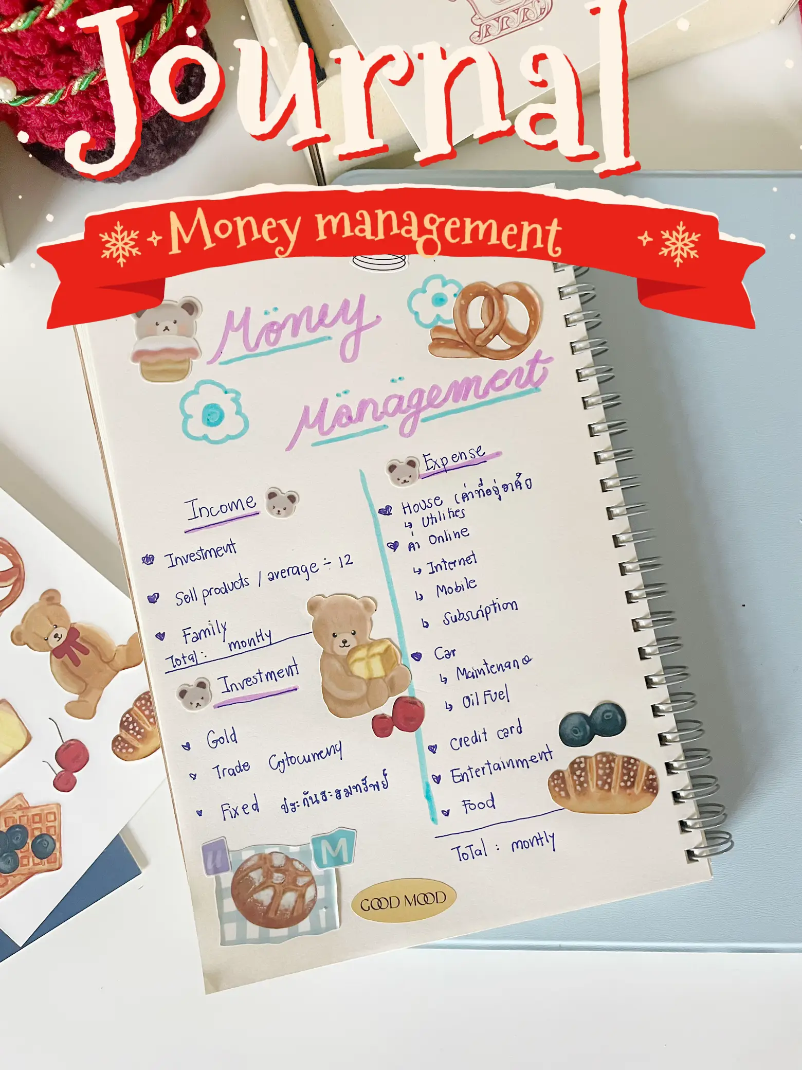 Journal Money management☃️🎄 แกลเลอรีที่โพสต์โดย 🐰^^Asmile^^🐰 Lemon8