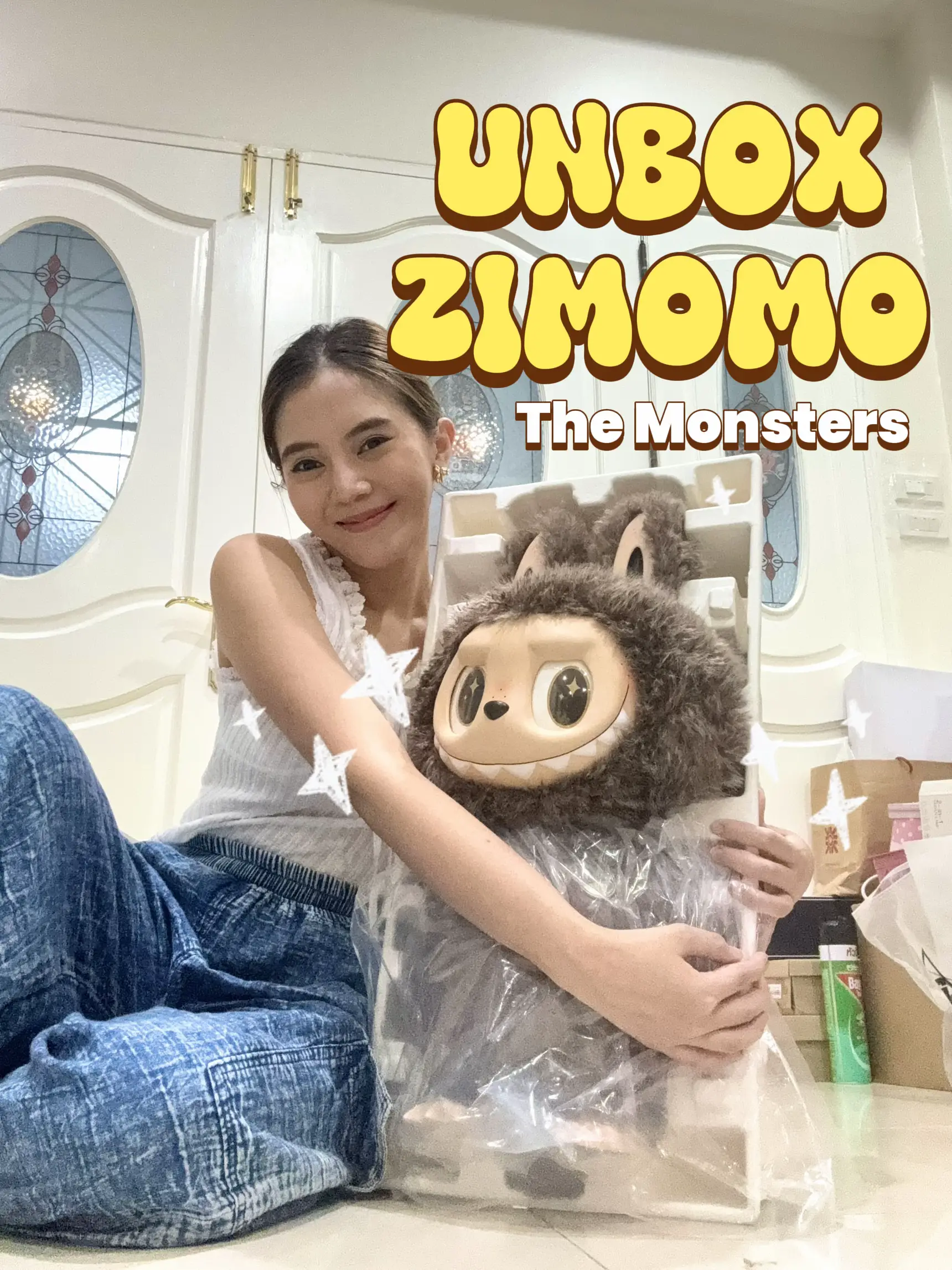 Unbox Zimomo - Labubu ตัวใหญ่ น่ารักมาก! 🤎 | แกลเลอรีที่โพสต์โดย ...