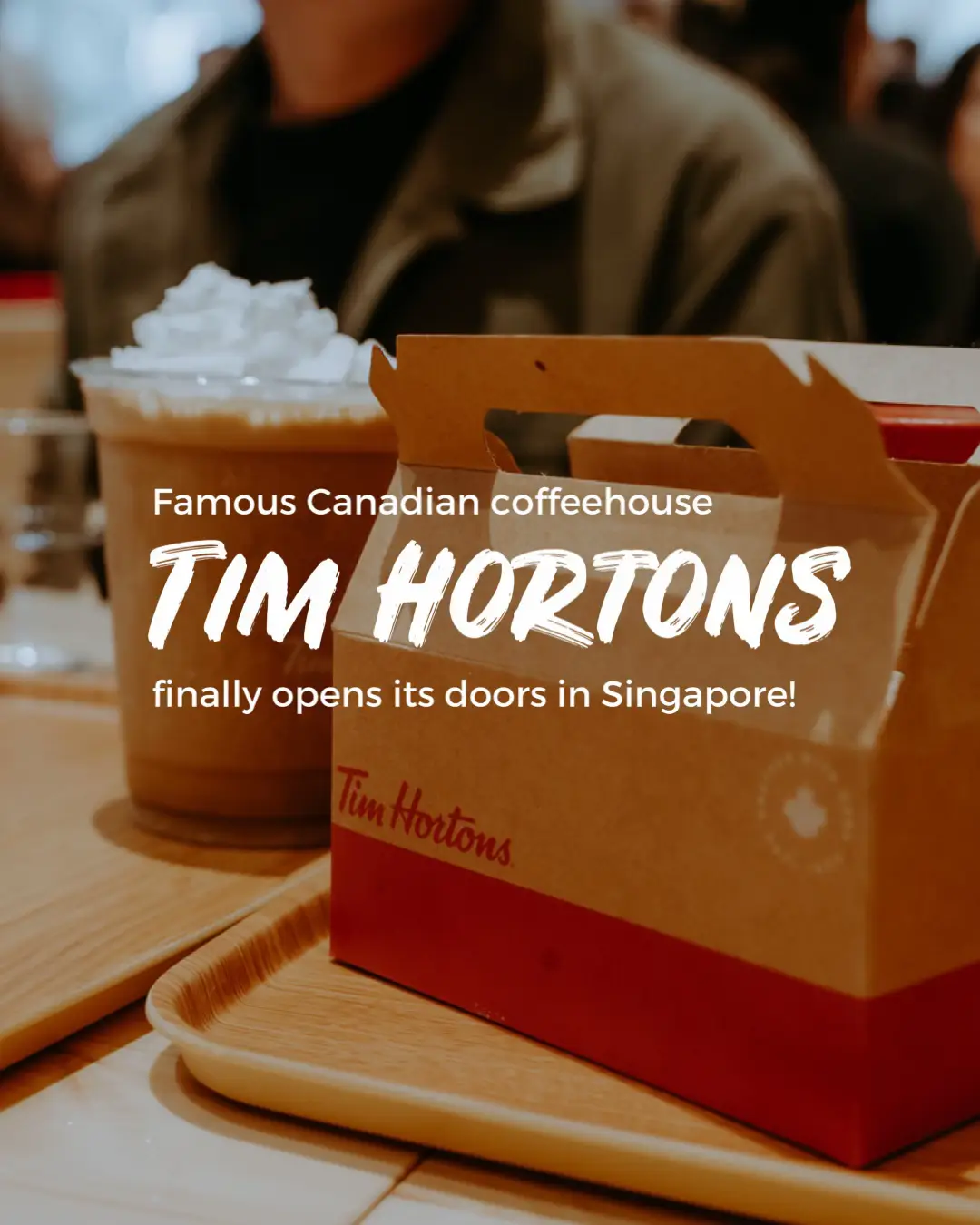 Tim Hortons opens first Singapore outlet in VivoCity on Nov 17