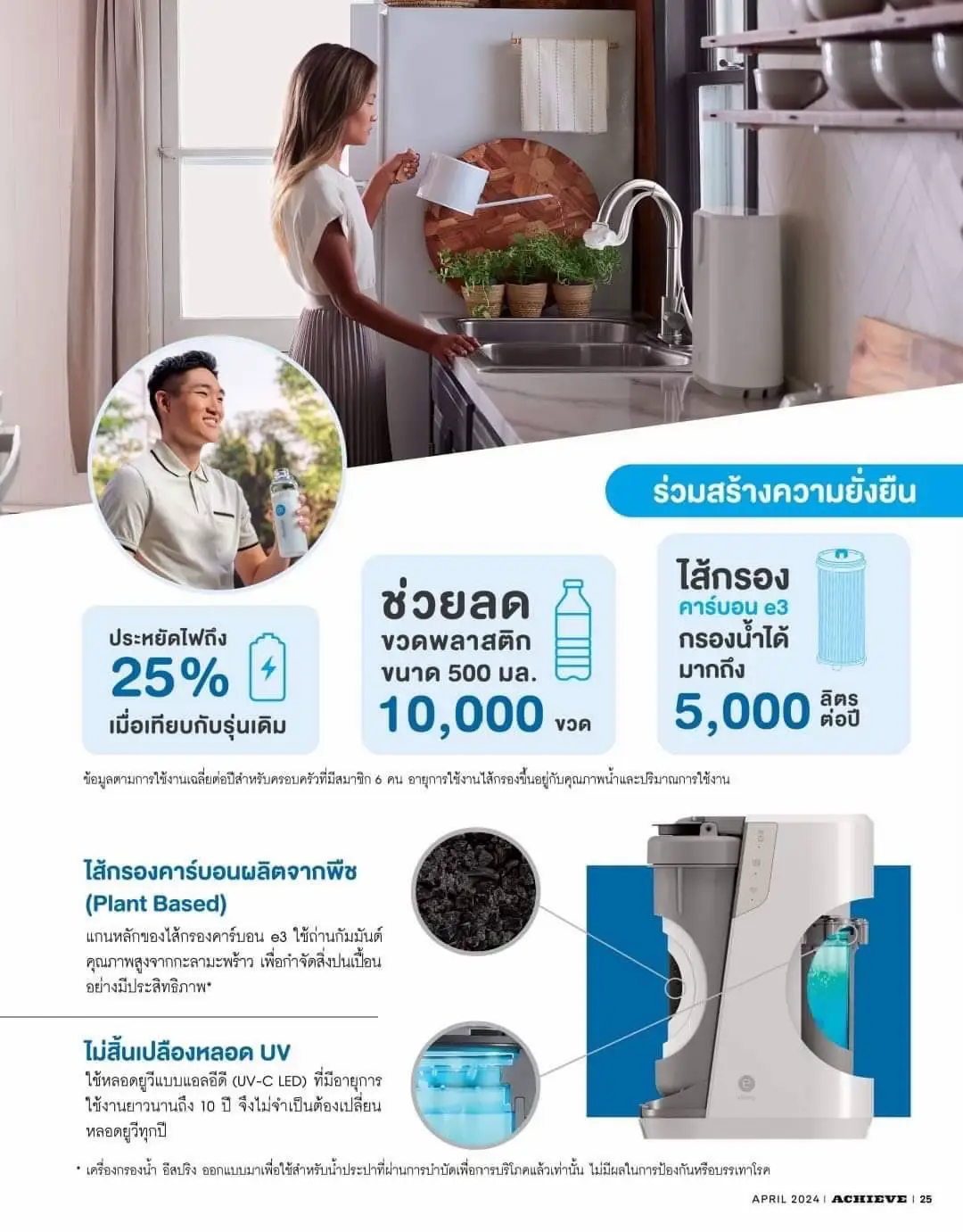 วันนี้นำข้อมูล เครื่องกรองน้ำ eSpring รุ่นเดิม vs รุ่นใหม่ มาฝากค่า ...
