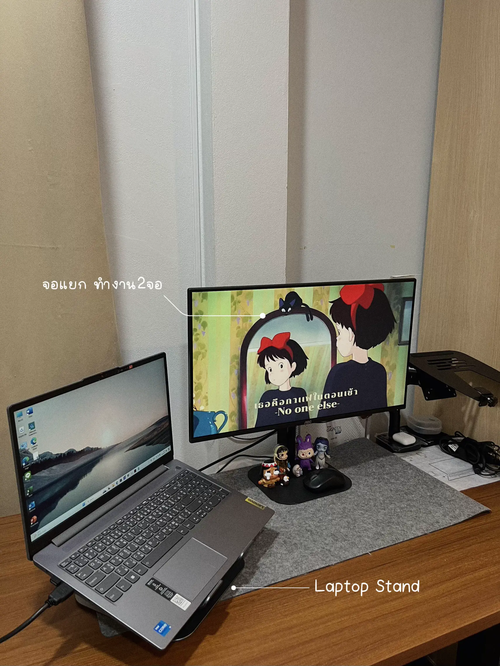 Desk Setup ในวันที่ WFH💻 | แกลเลอรีที่โพสต์โดย ⌗Ppw· ༘˚* | Lemon8