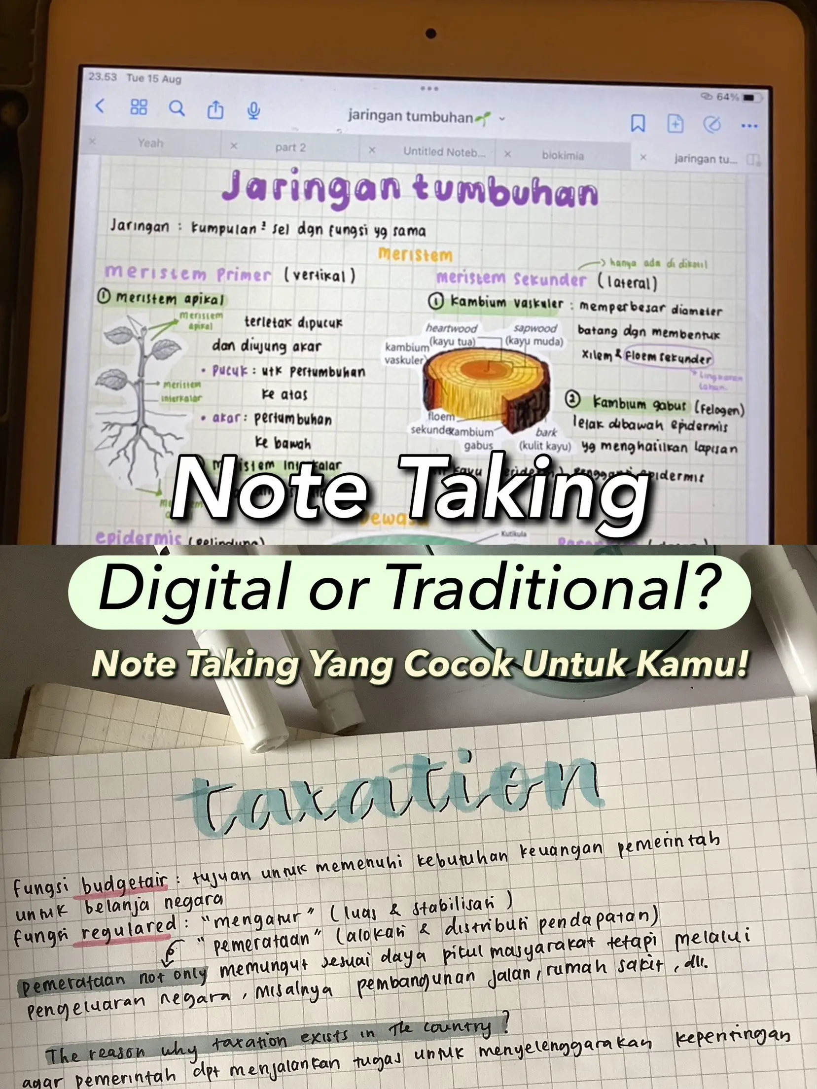 Nyatet Dikertas Atau Digital⁉️ Which Is Better