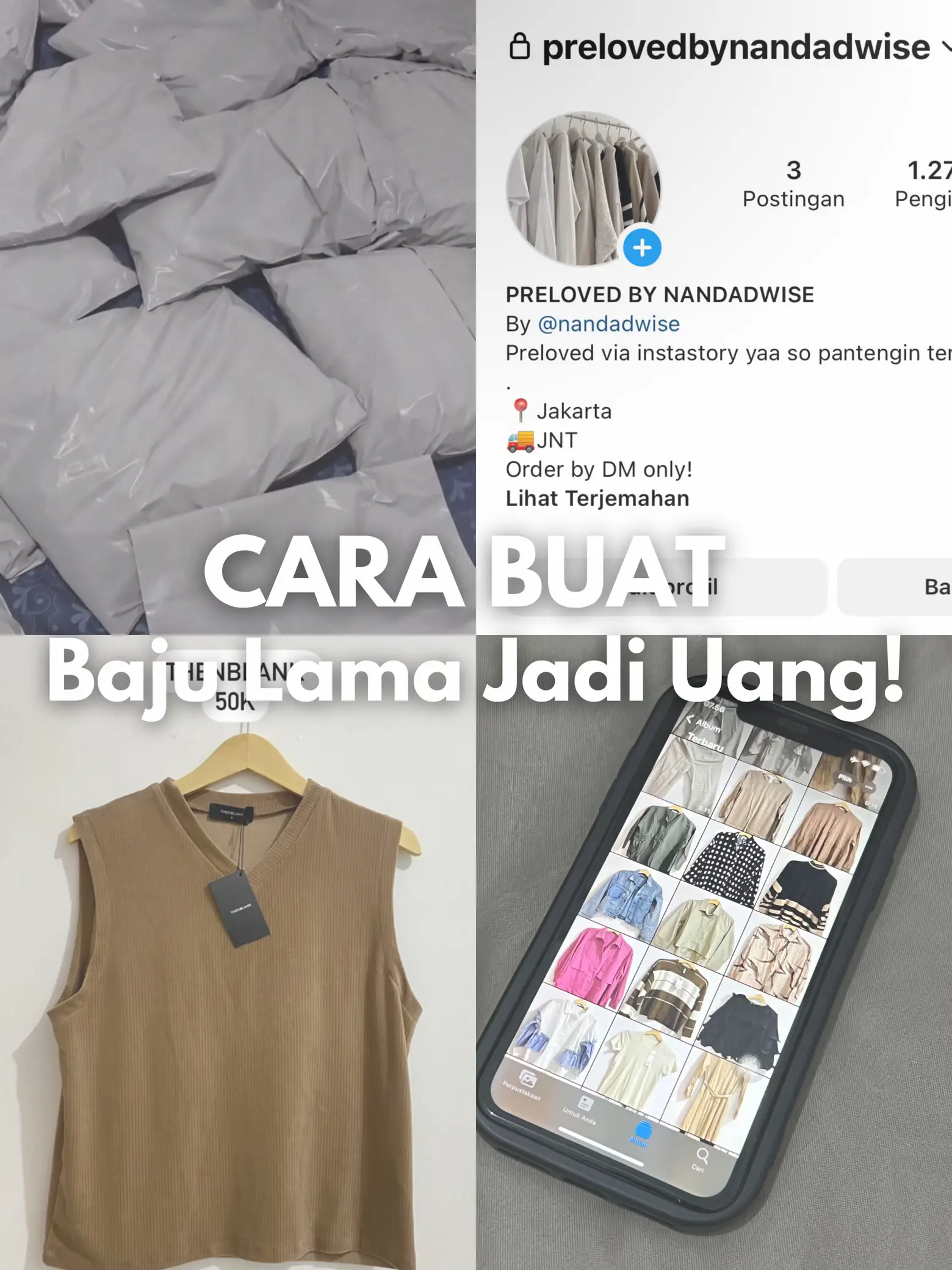 Gambar CARA MENGHASILKAN CUAN DARI BAJU LAMA KAMU‼️