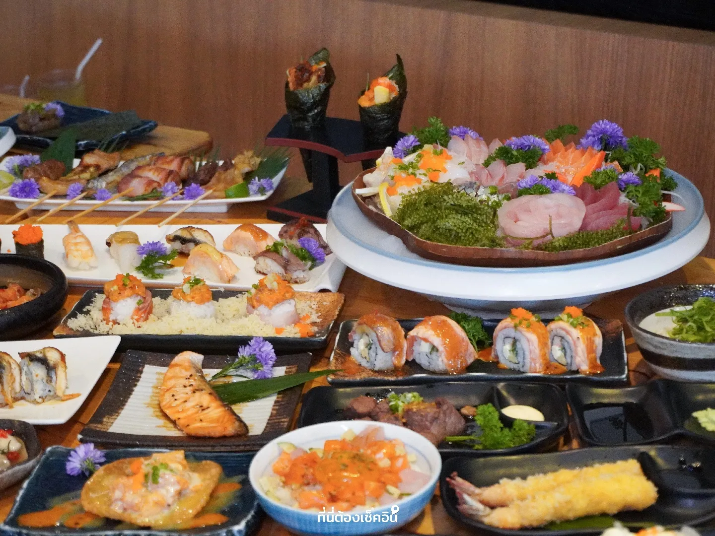 Menu Buffet Okami Sushi 599+