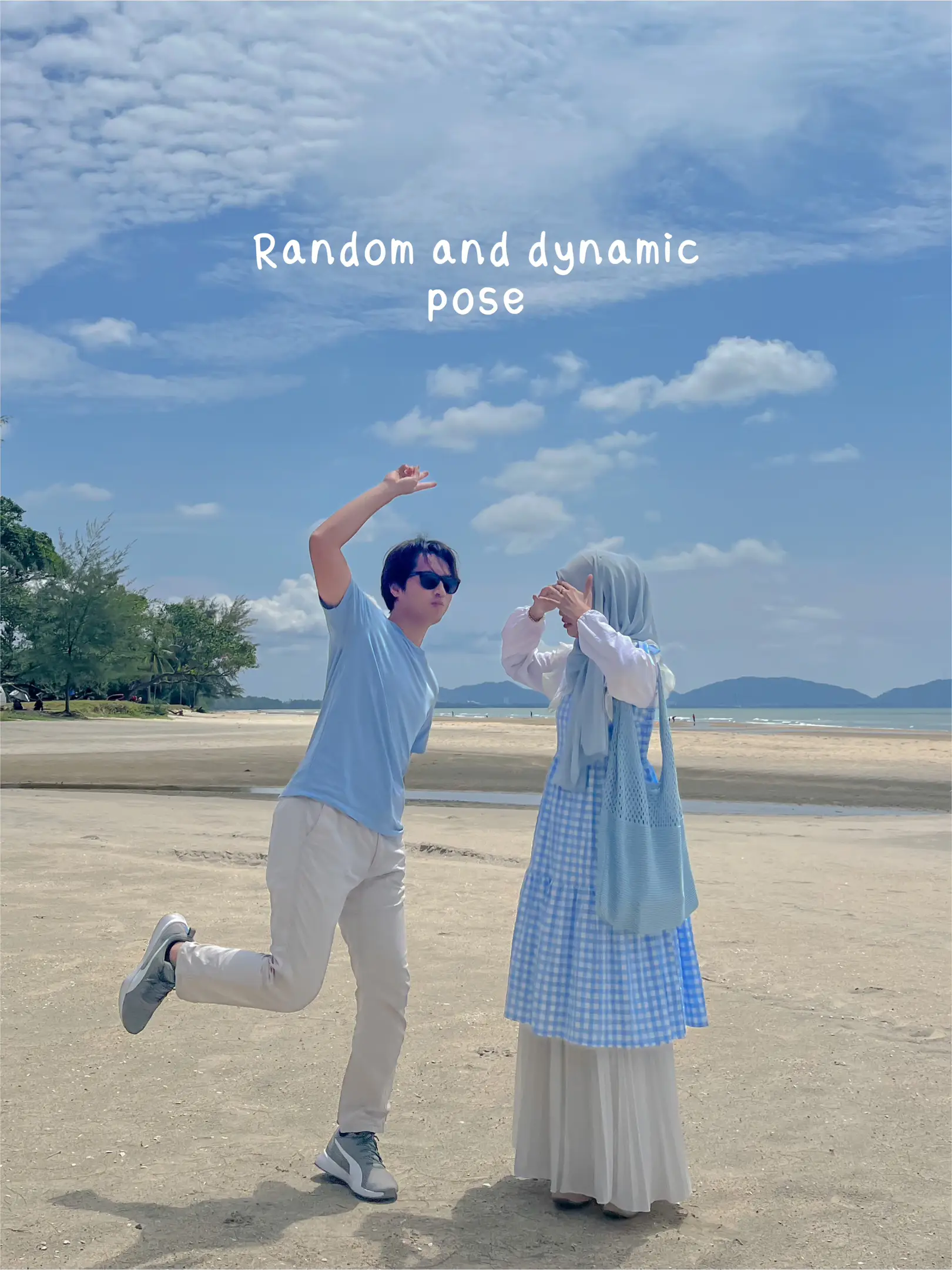 Cute korean couple sea side date poses❤️ | Gallery posted by Mina🎀 | Lemon8