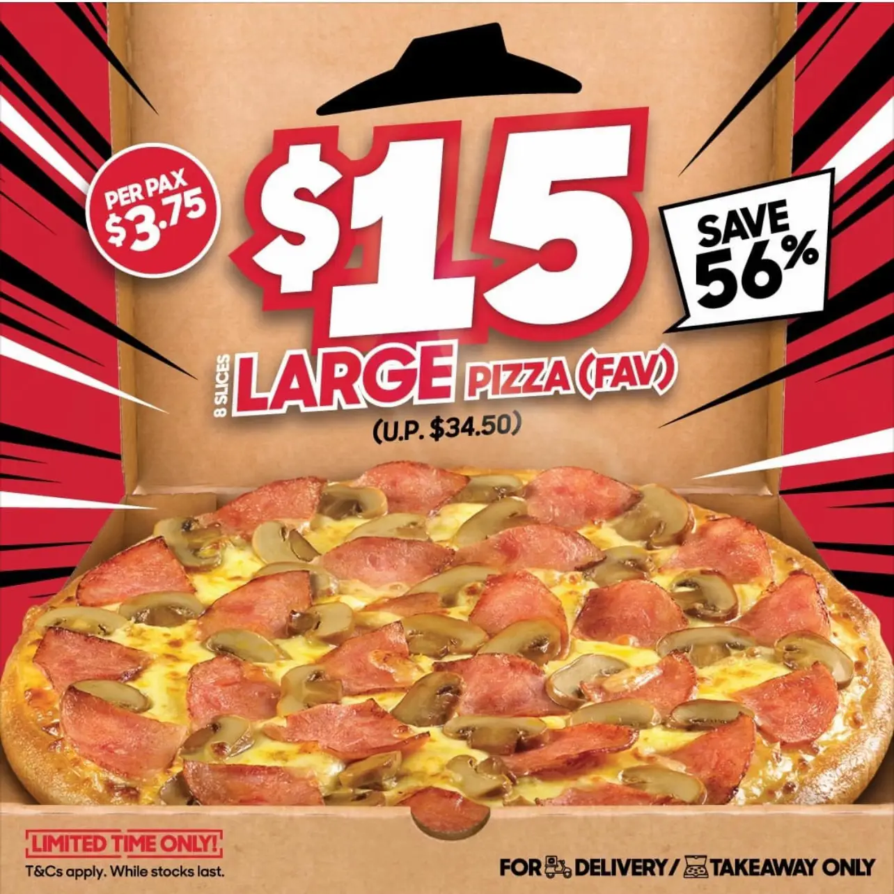 3.75 pax Pizza Hut Gallery posted by ShiokEats Lemon8