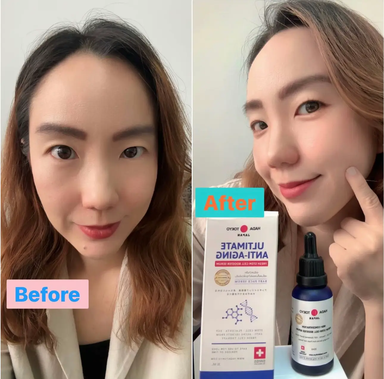 Use well tell to Hada Tokyo baby face serum whitening Gallery