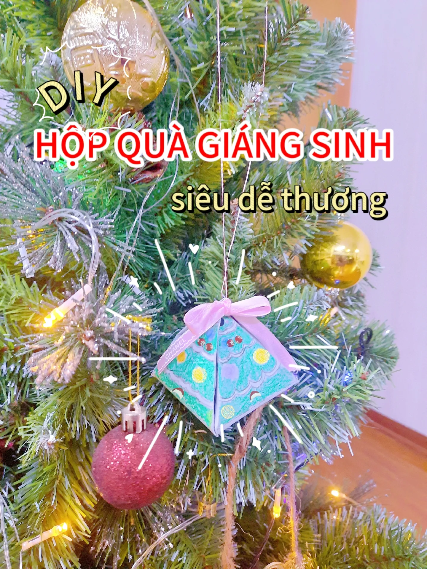 DIY HỘP QUÀ GIÁNG SINH SIÊU DỄ THƯƠNG😍🫶 | Bộ sưu tập do ChanLy ...