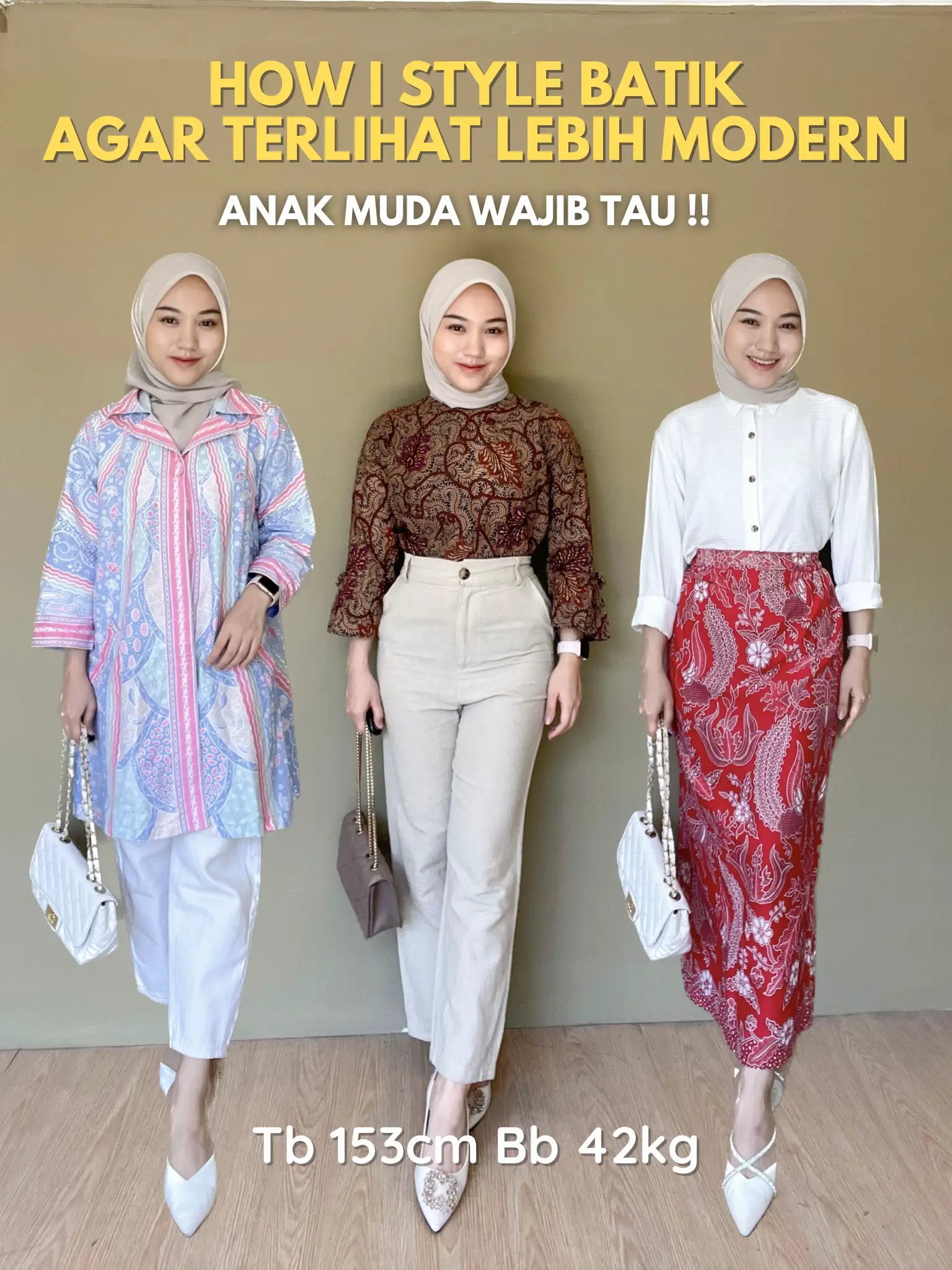 Batik hijab modern outlet style