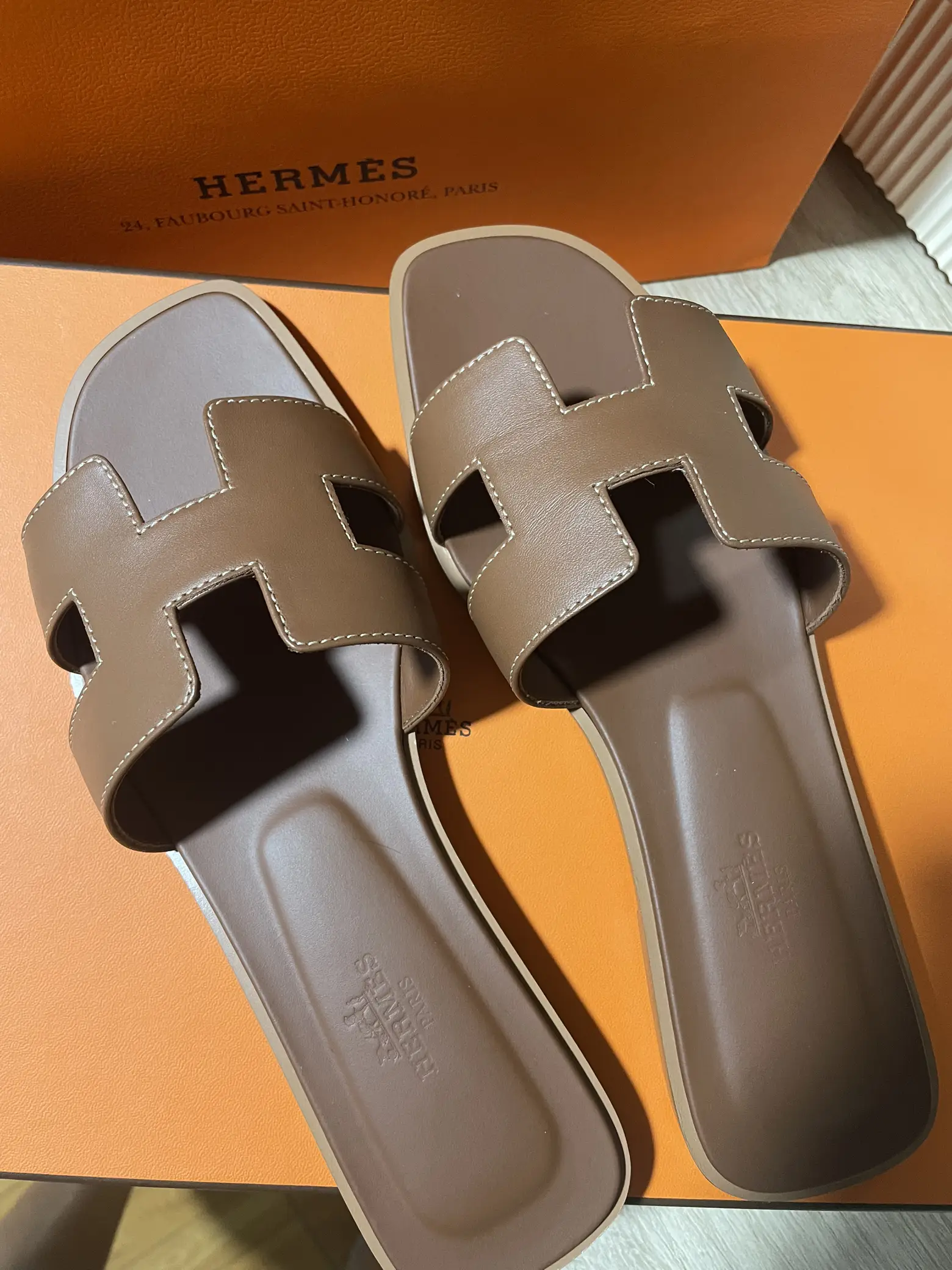 First pair of Hermes slippers review Gallery posted by Ying