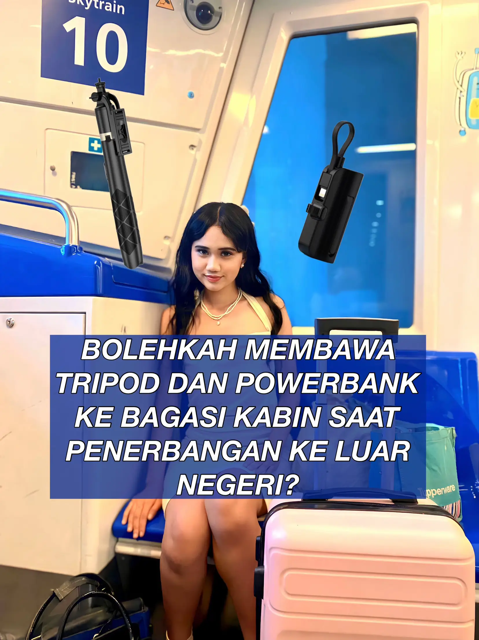 BAWA TRIPOD & POWERBANK DI KABIN PESAWAT KE LN? Galeri diposting oleh